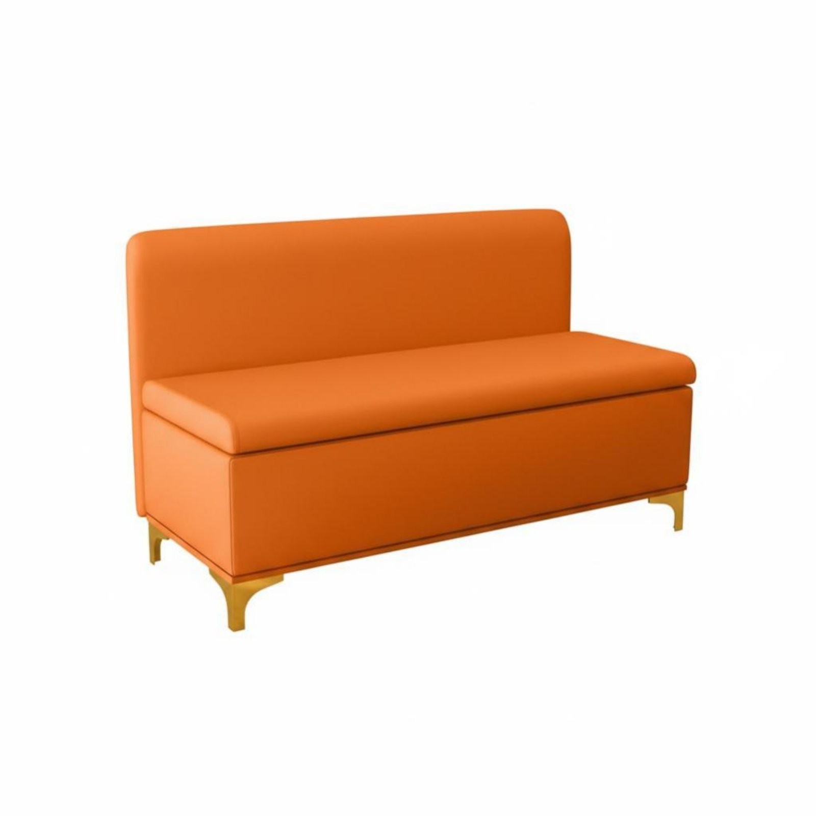 Lowposterior Tufted Bench Luxurious Design Long Settee Comfortable Seating