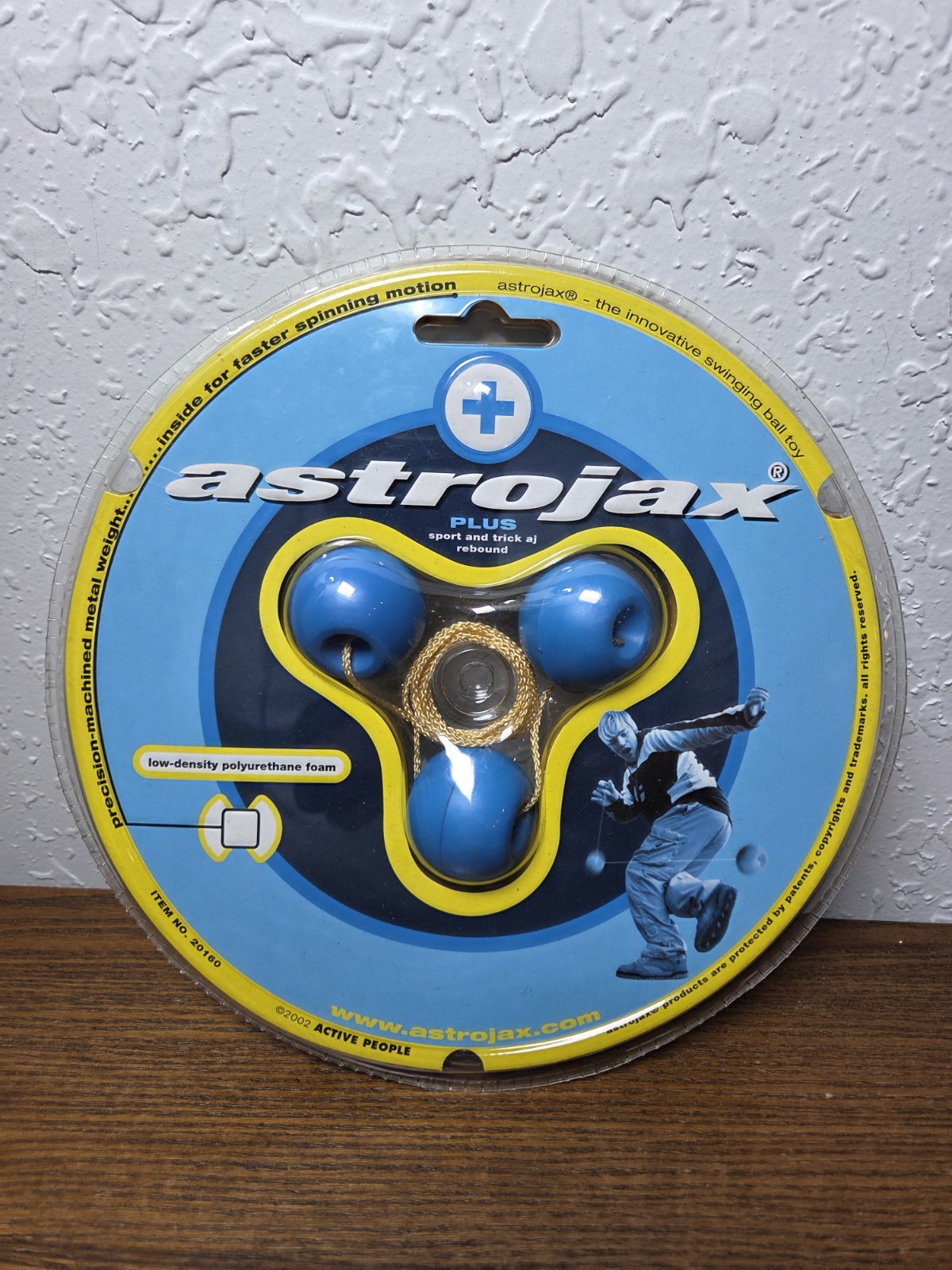 Astrojax Plus Swinging Ball Toy Active People New Blue