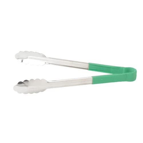 Value Series UTP-09-BLK Color Coded Tongs - 9"L