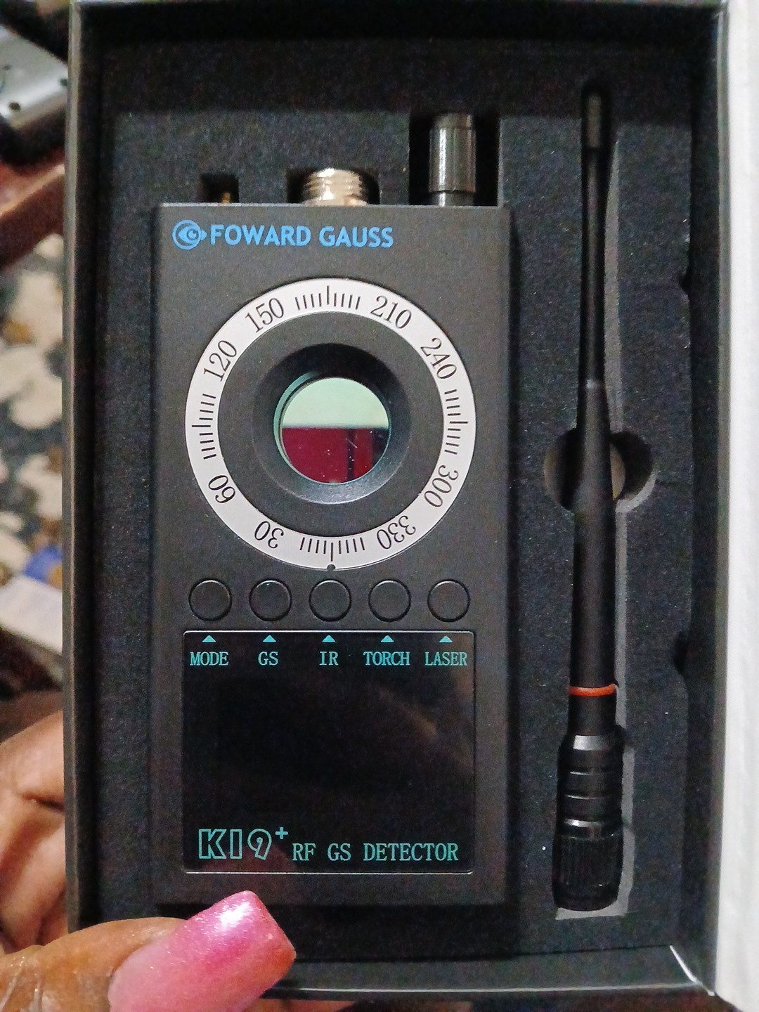 FOWARD GAUSS K19+ Anti-Spy RF Detector,