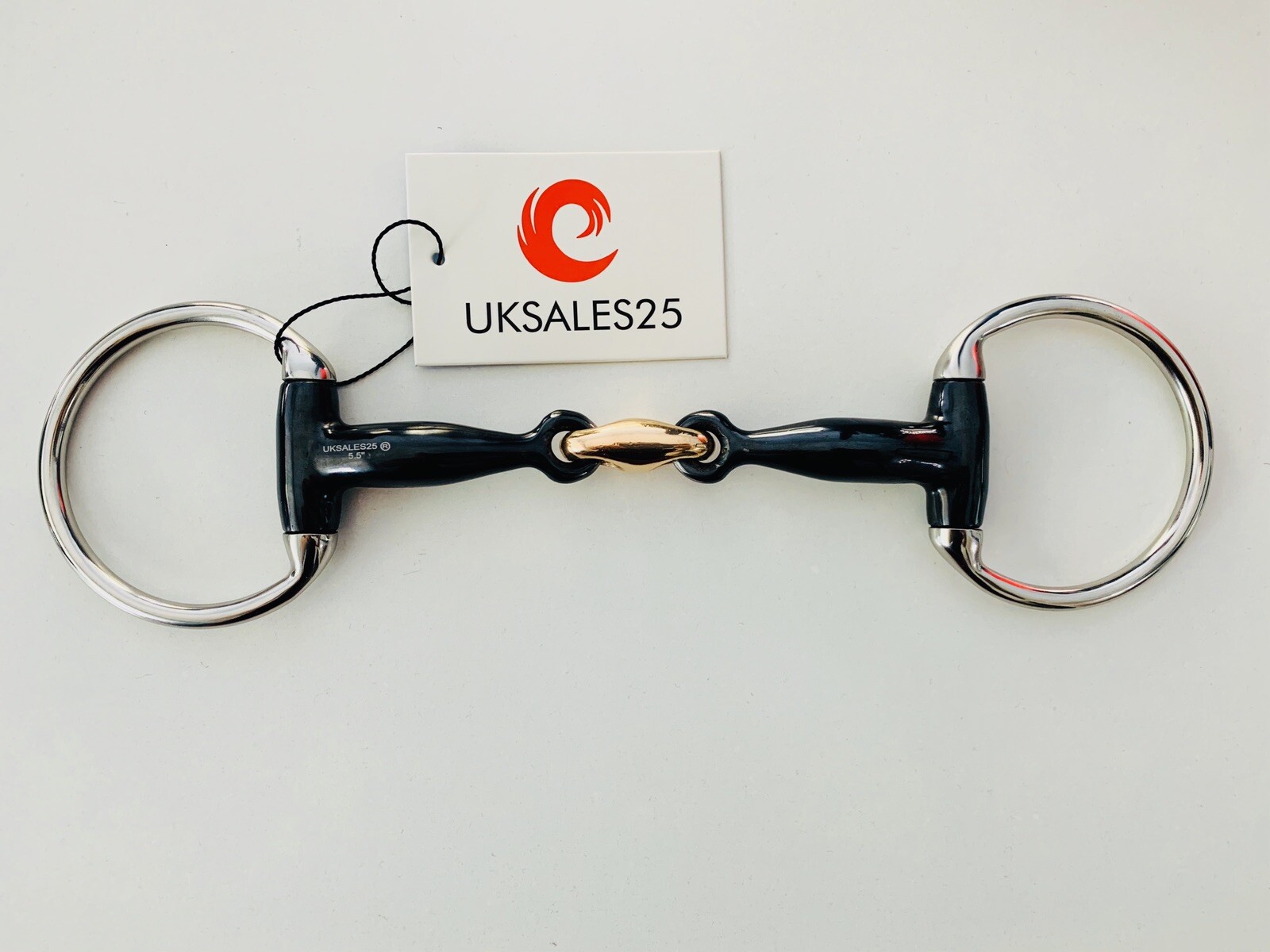 Sweet Iron Eggbutt Snaffle Bit Copper Lozenge (UKSALES25®) *SAME DAY DISPATCH*
