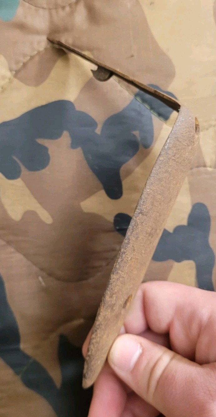 Antique Iron Muzzleloader But Plate