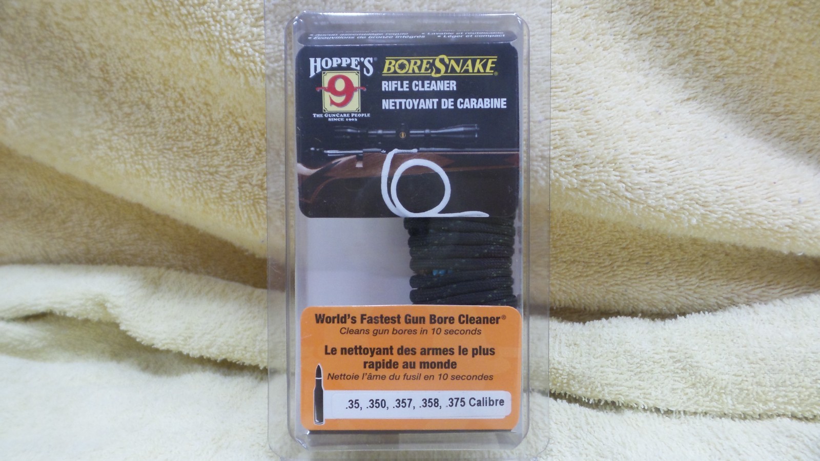 Hoppe's Boresnake  24018, Rifle Cleaner, .35, .350, .357, .358 .375 Calibers, L5