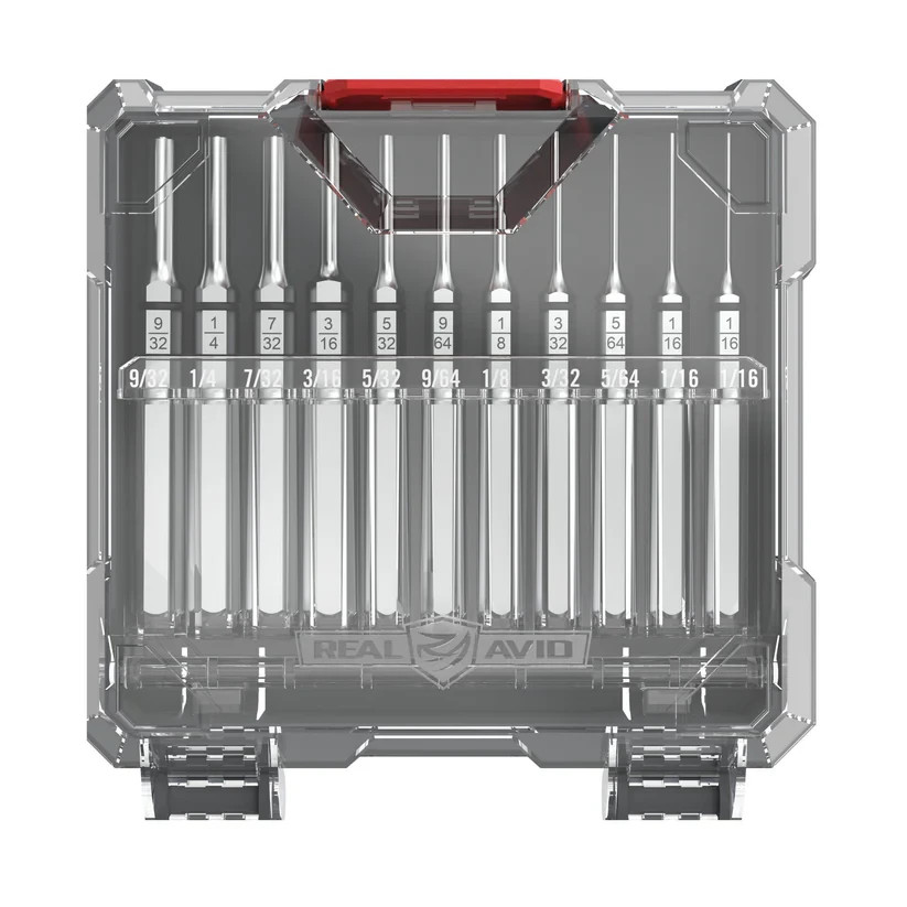 REAL AVID Accu-Punch 11-Piece Roll Pin Punch Set #AVAPK-RP