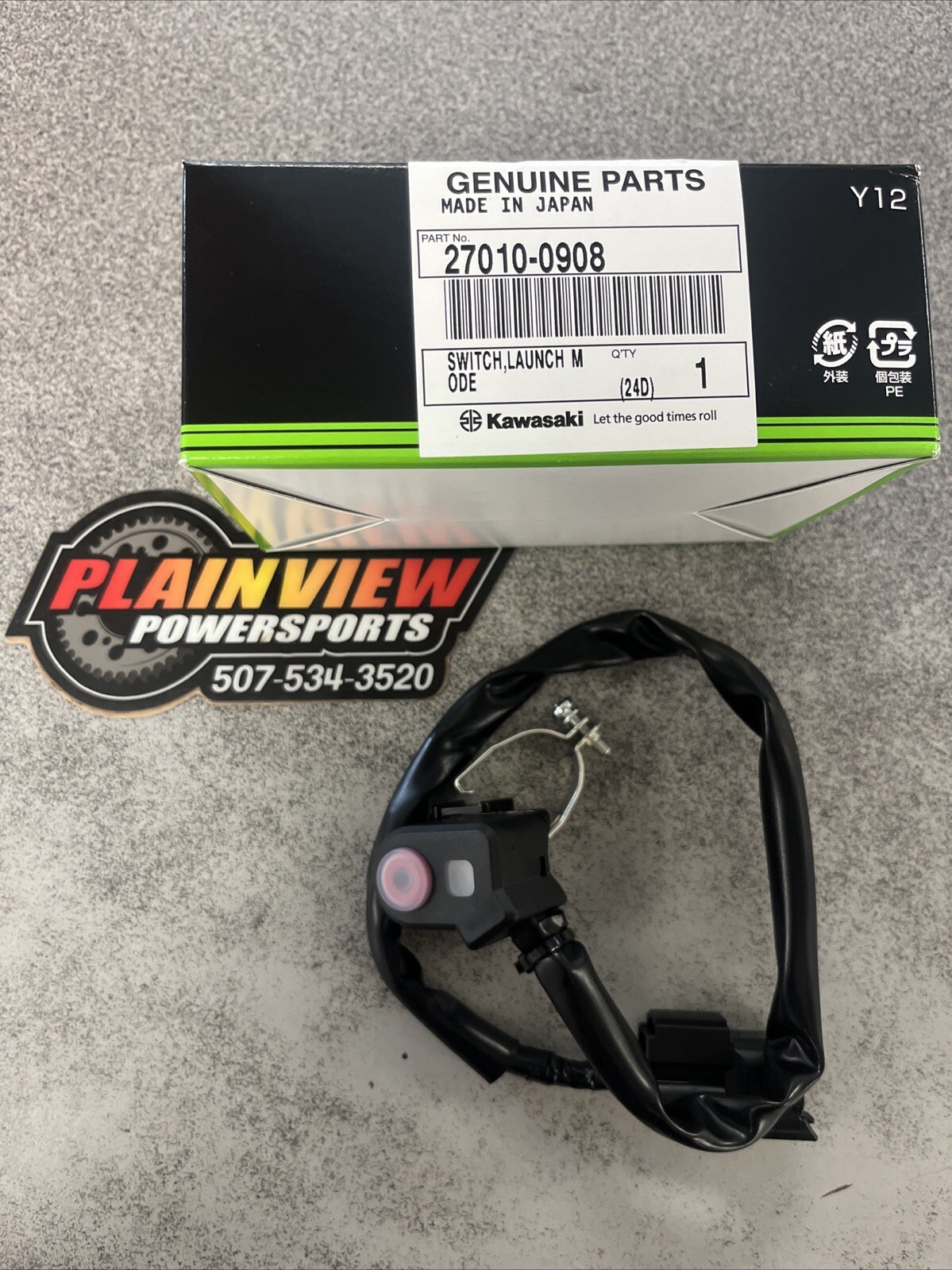 Kawasaki OEM Genuine Launch Mode Switch 27010-0908 New in Box 19-24' KX250 KX450