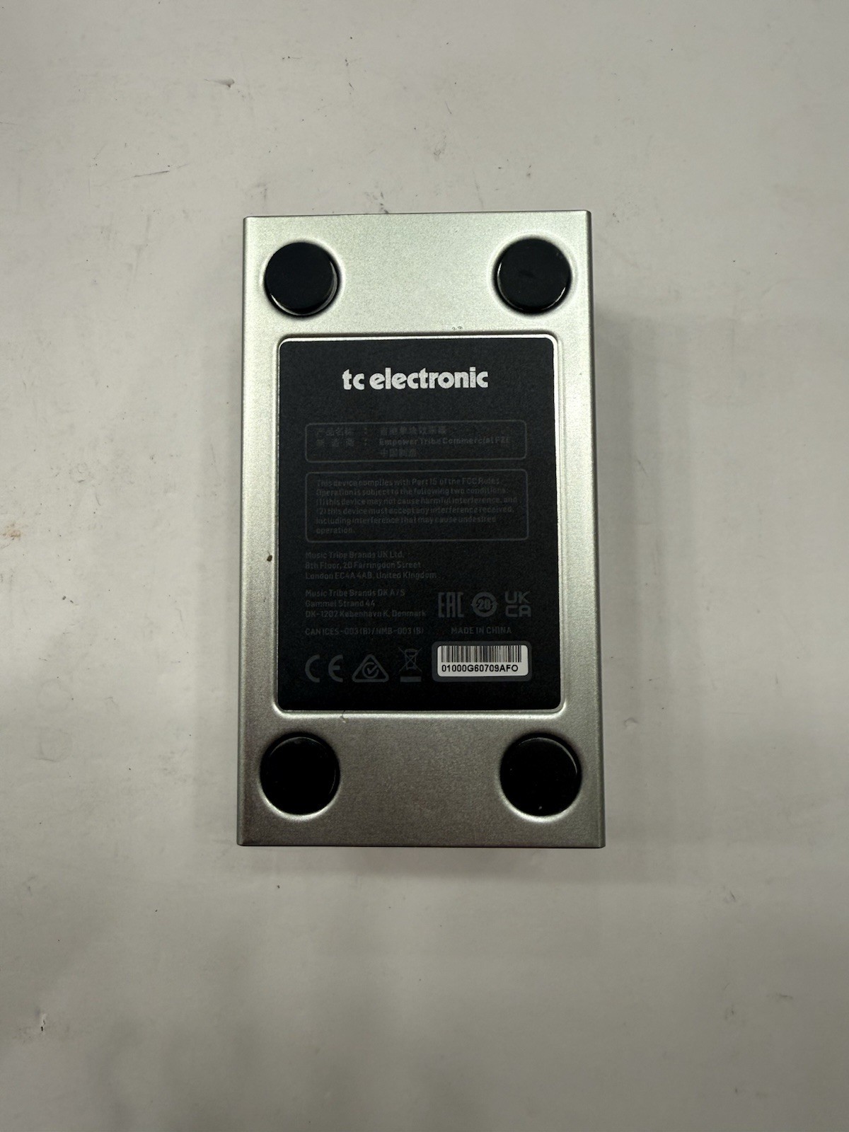 TC Electronic Forcefield Compressor Sustainer True Bypass Guitar Effect Pedal