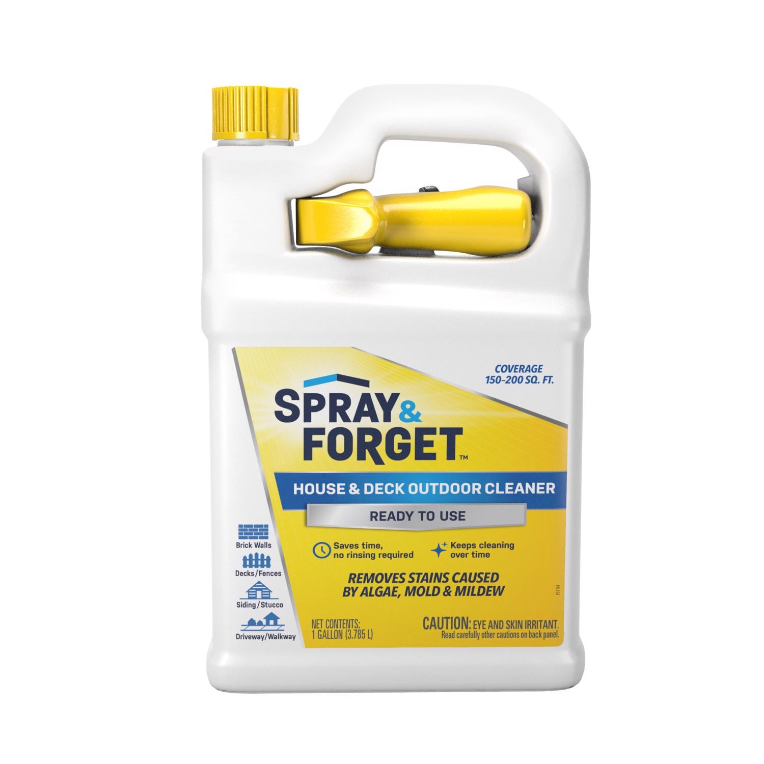 Spray & Forget SFDRTUG04 House and Deck Cleaner Nested Spray Trigger 1 gal.
