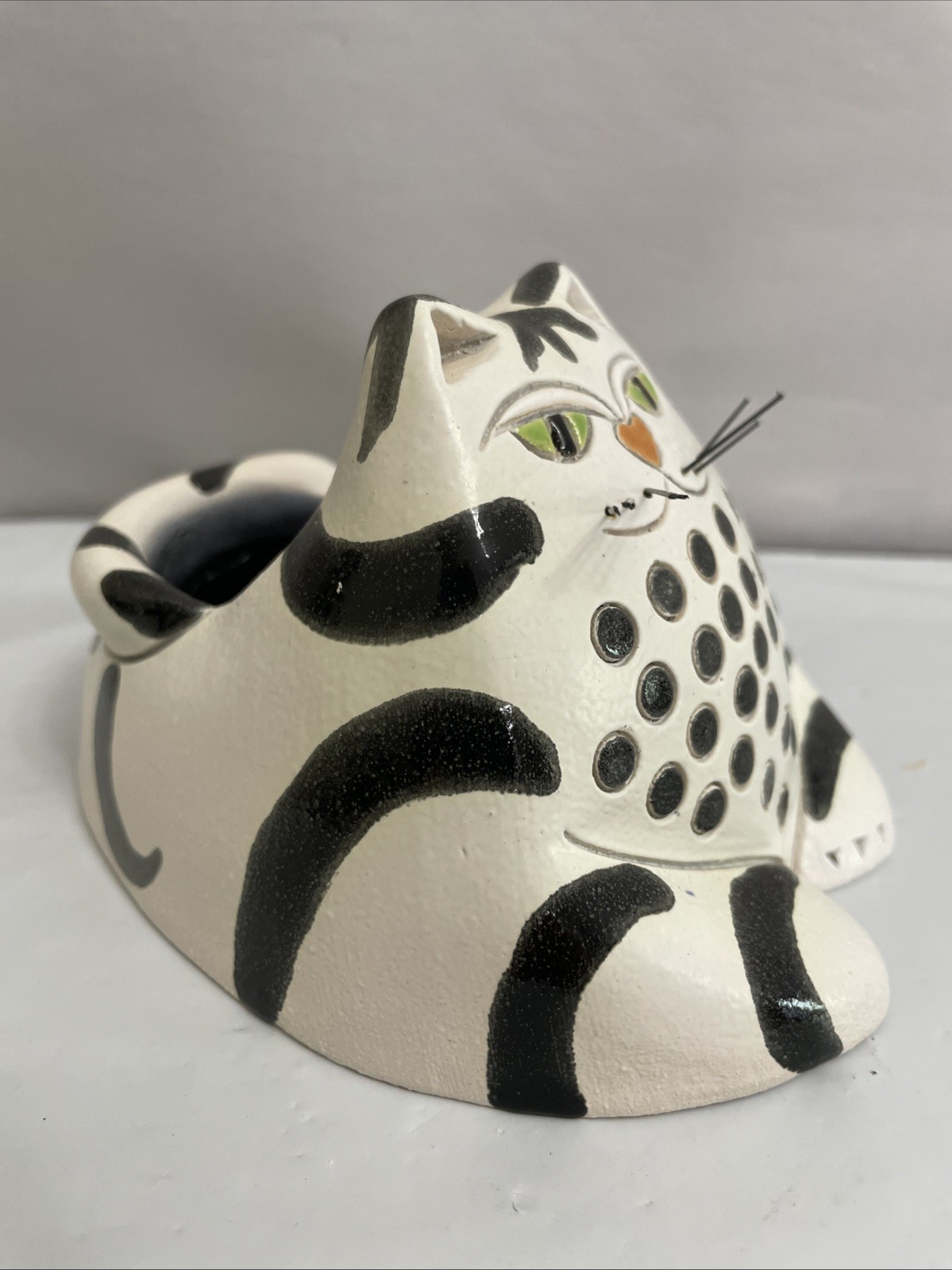Artesania Rinconada Cat Plant Pot 3.5”T