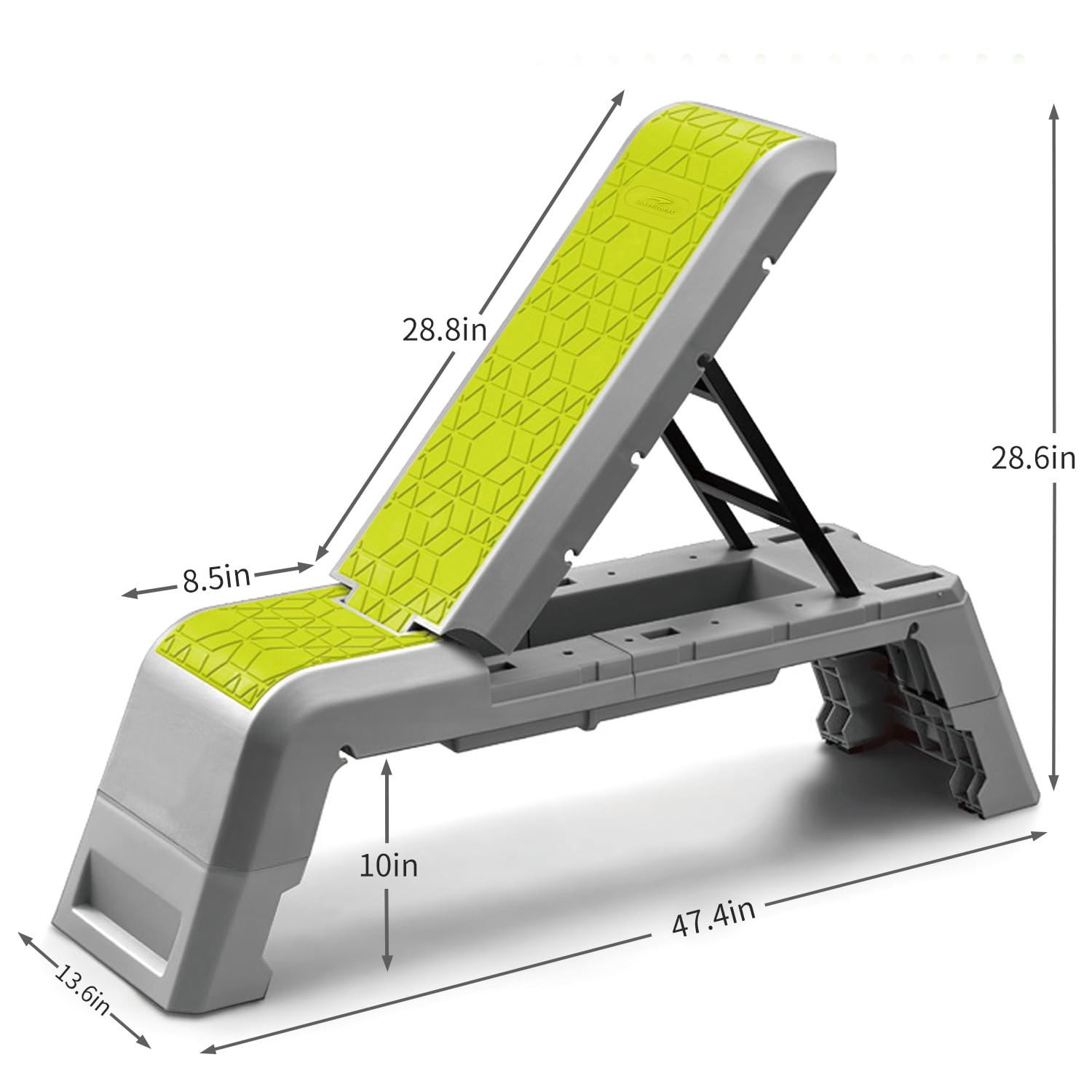 Multifunctional Aerobic Deck with Cord Workout Platform Adjustable Dumbbell B...