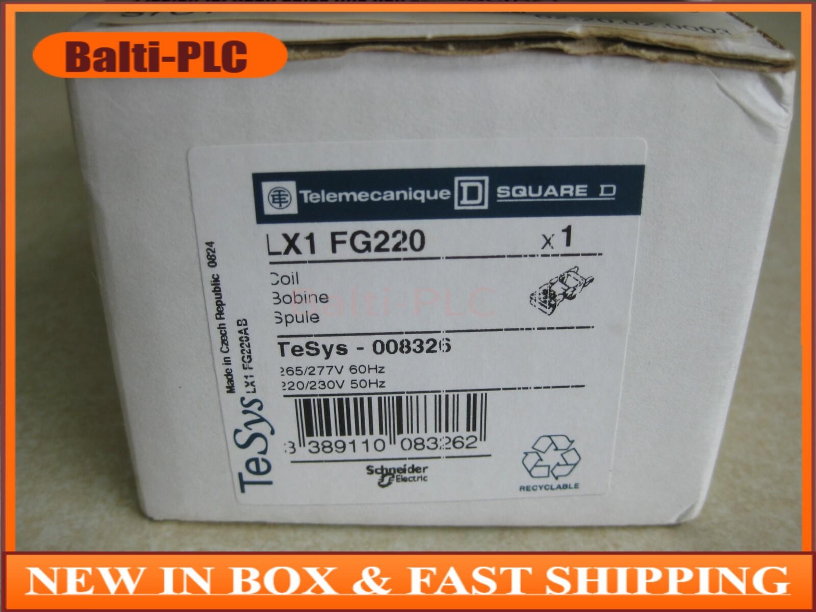 Schneider Contactor Coil LX1FG220 - 265/277V 60 HZ 220/330V 50 HZ US Free TAX