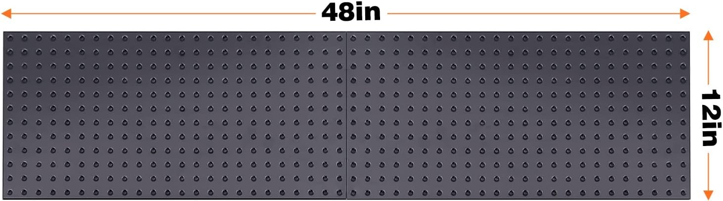 2 Pcs Metal Pegboard Wall Panels, Peg Boards