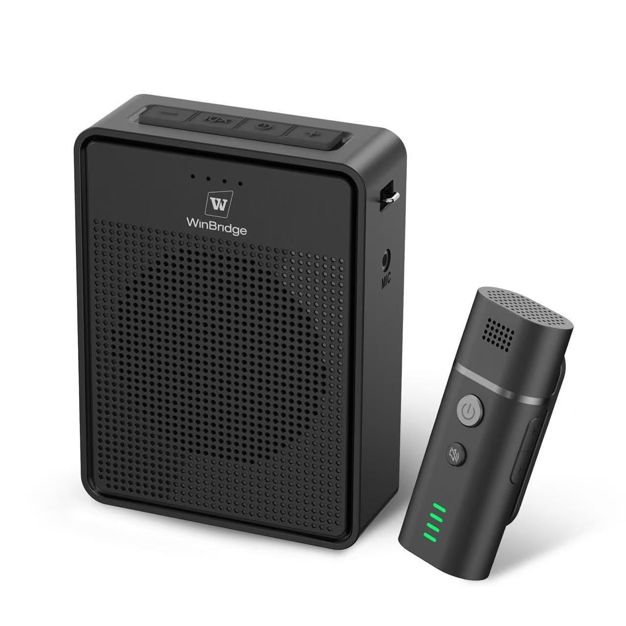 Wireless Voice Amplifier with Bluetooth Lavalier Microphone, Professional Noi...