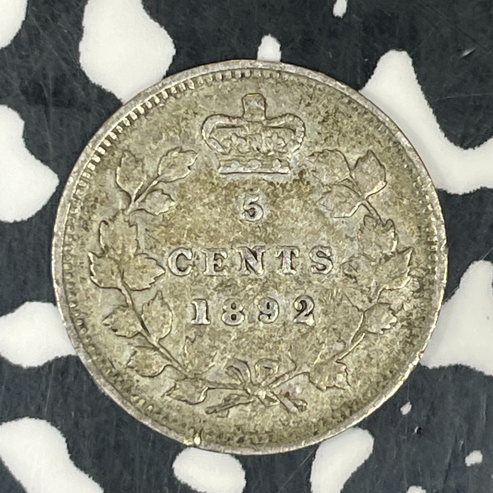 1892 Canada 5 Cents Lot#C8634 Silver! Better Date