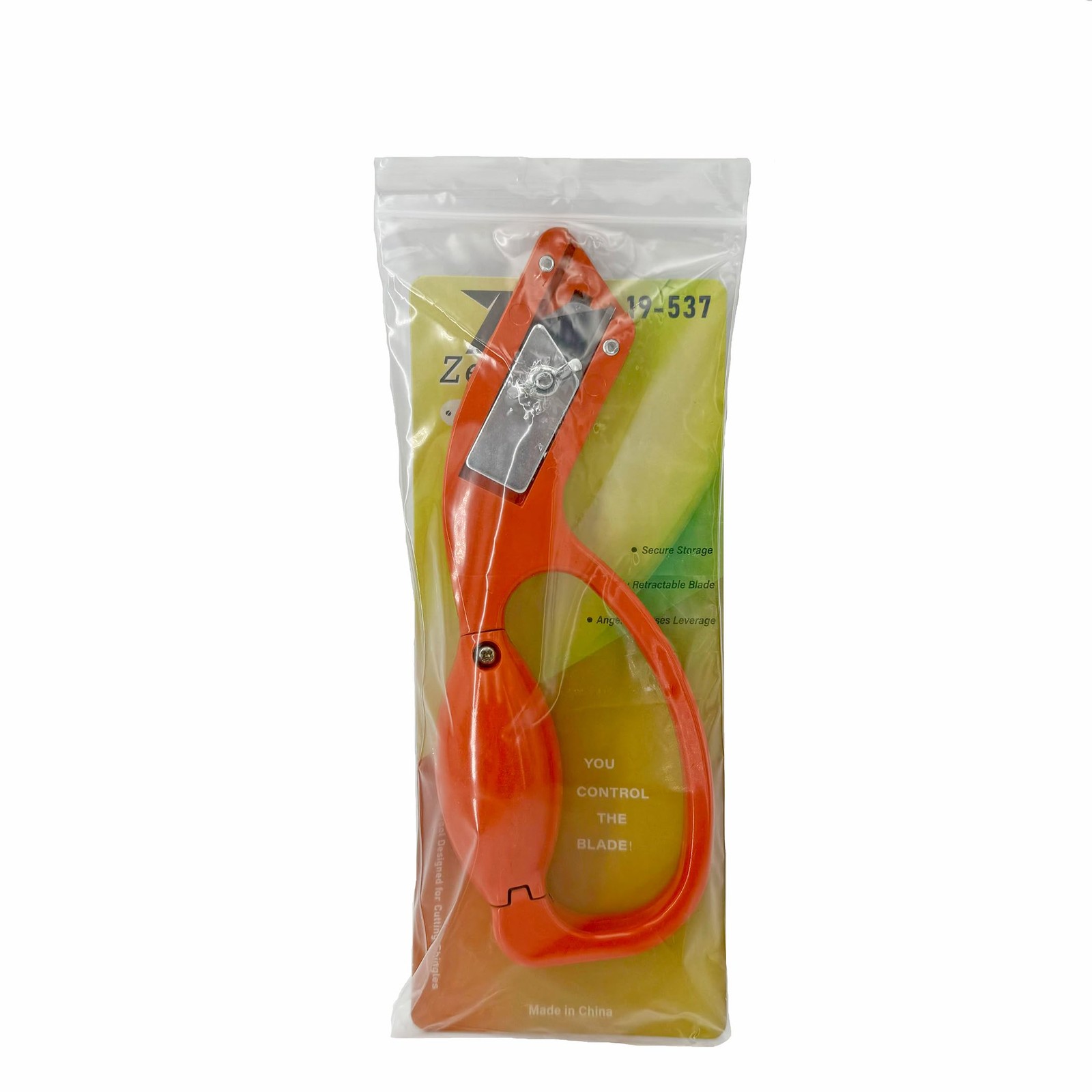 19537 Angle Utility Knife Secure Locking & Integrated Blade Storage Roofing Knif