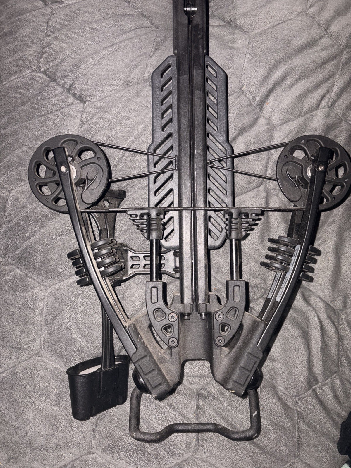 Killer Instinct Temprx Crossbow with Scope, Black