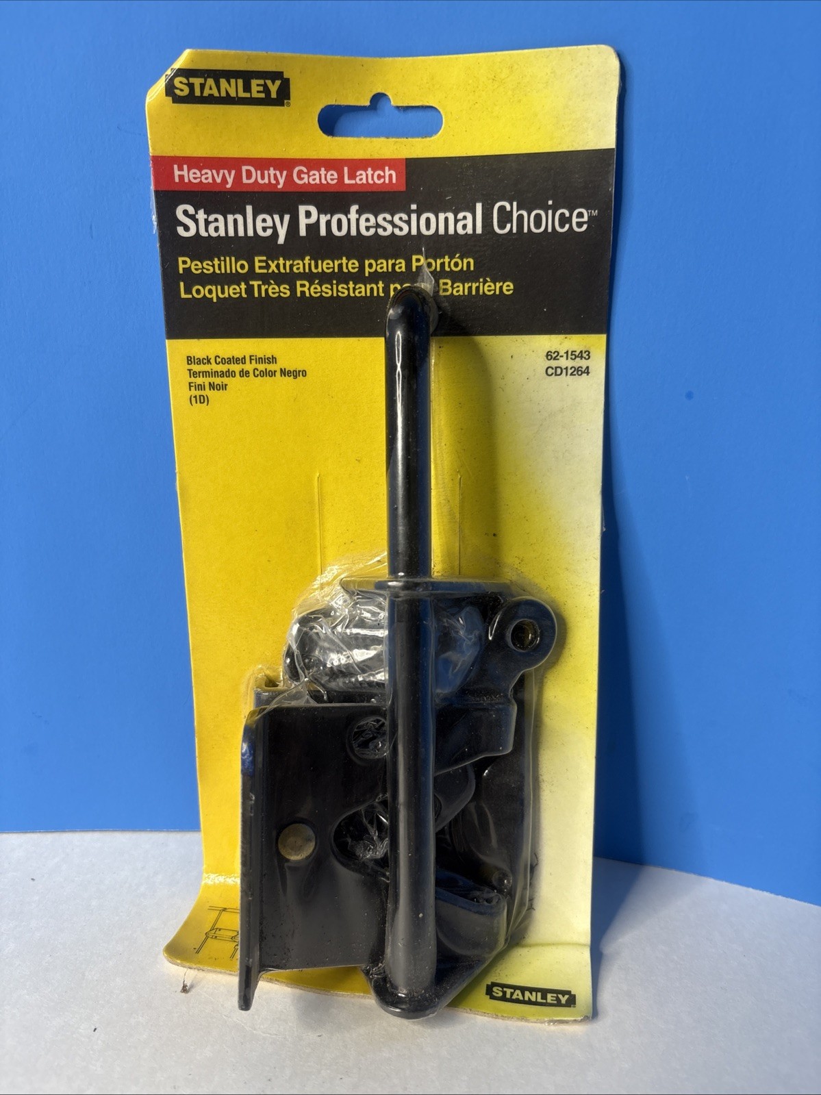 Stanley Professional Choice Black Coated Heavy Duty Gate Latch CD1264 62-1543