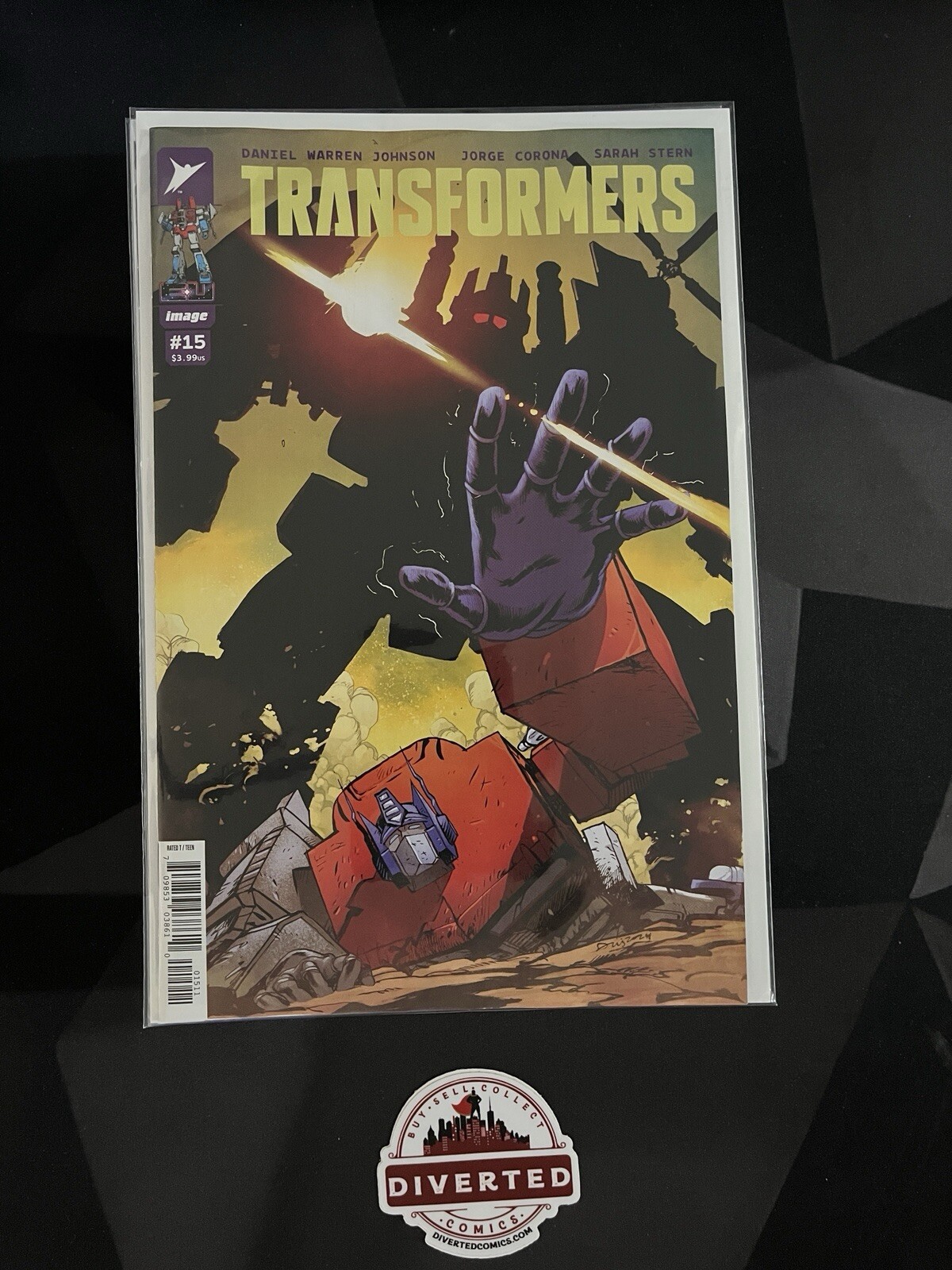 TRANSFORMERS #15 CVR A DANIEL WARREN JOHNSON & MIKE SPICER | Image Comics (2449)