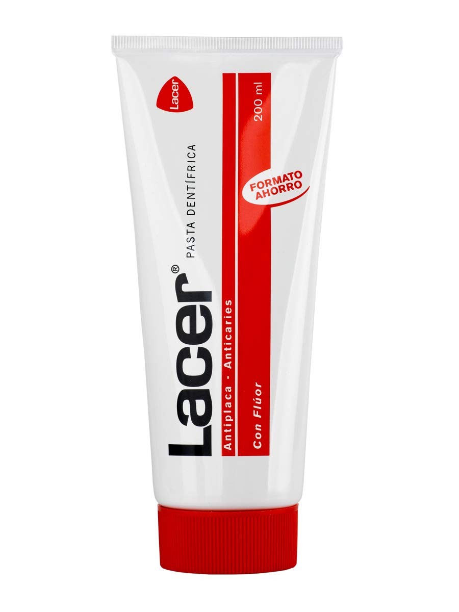 Lacer Dental Pasta 200 ml 1 Fl Oz (Pack of 1), Black