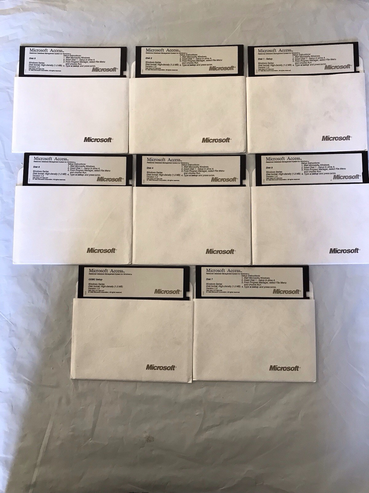 Microsoft Access Floppy Diskettes Vintage And Rare