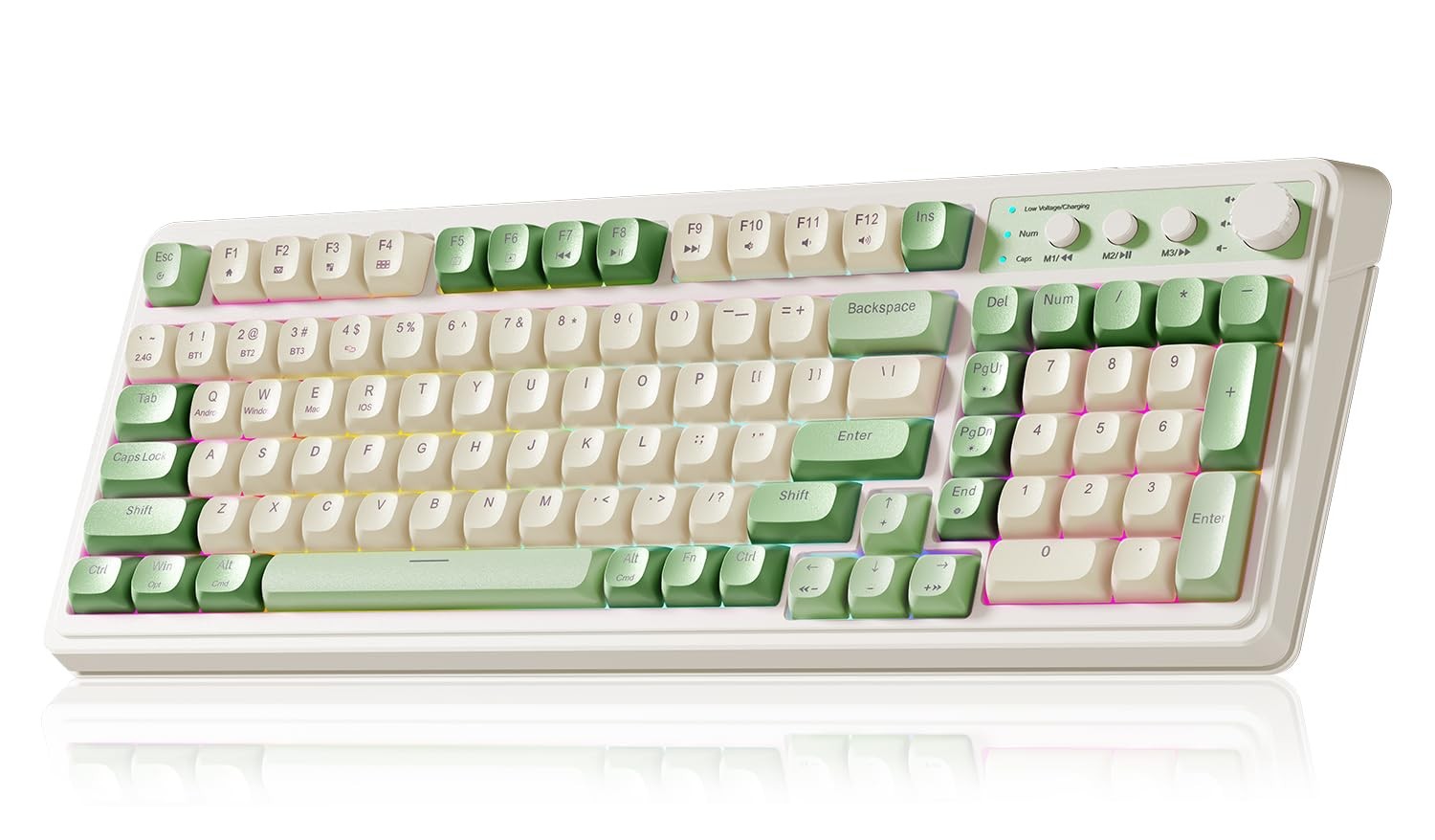 Aula S99 Gaming Keyboard Wireless Computer Keyboards Tri-Mode