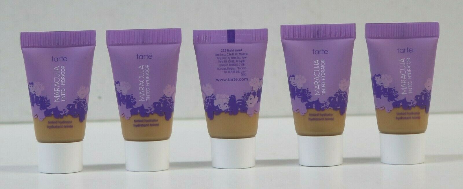 6x Tarte Maracuja Tinted Hydrator in 225 LIGHT SAND 0.16oz/5 ml x6 = 1oz Total