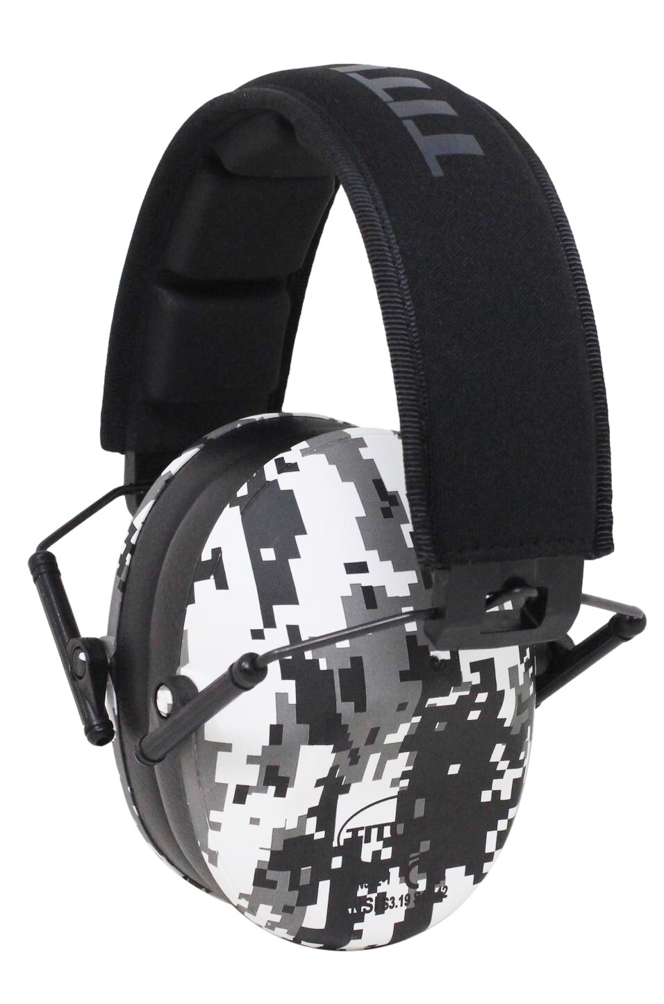 TITUS Shooting Gun Range Noise Reduction Ear Muffs High 34 NRR Protection Slim