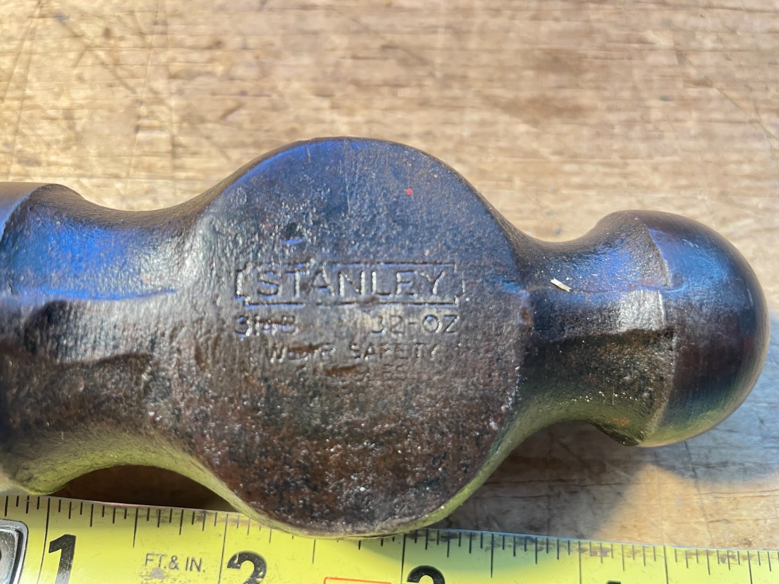Stanley #3148 Ball Peen Hammer Head Weighs 2 Lb.