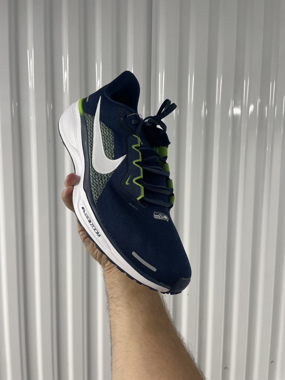 Mens Nike Zoom Pegasus 41 Seattle Seahawks NFL Running Shoes  Size 12 FZ5096-400