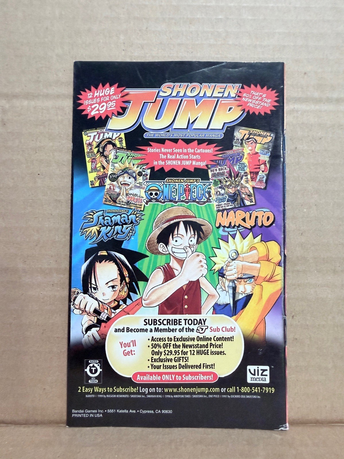 One Piece Grand Battle Nintendo Gamecube Game Manual Booklet Only No Game