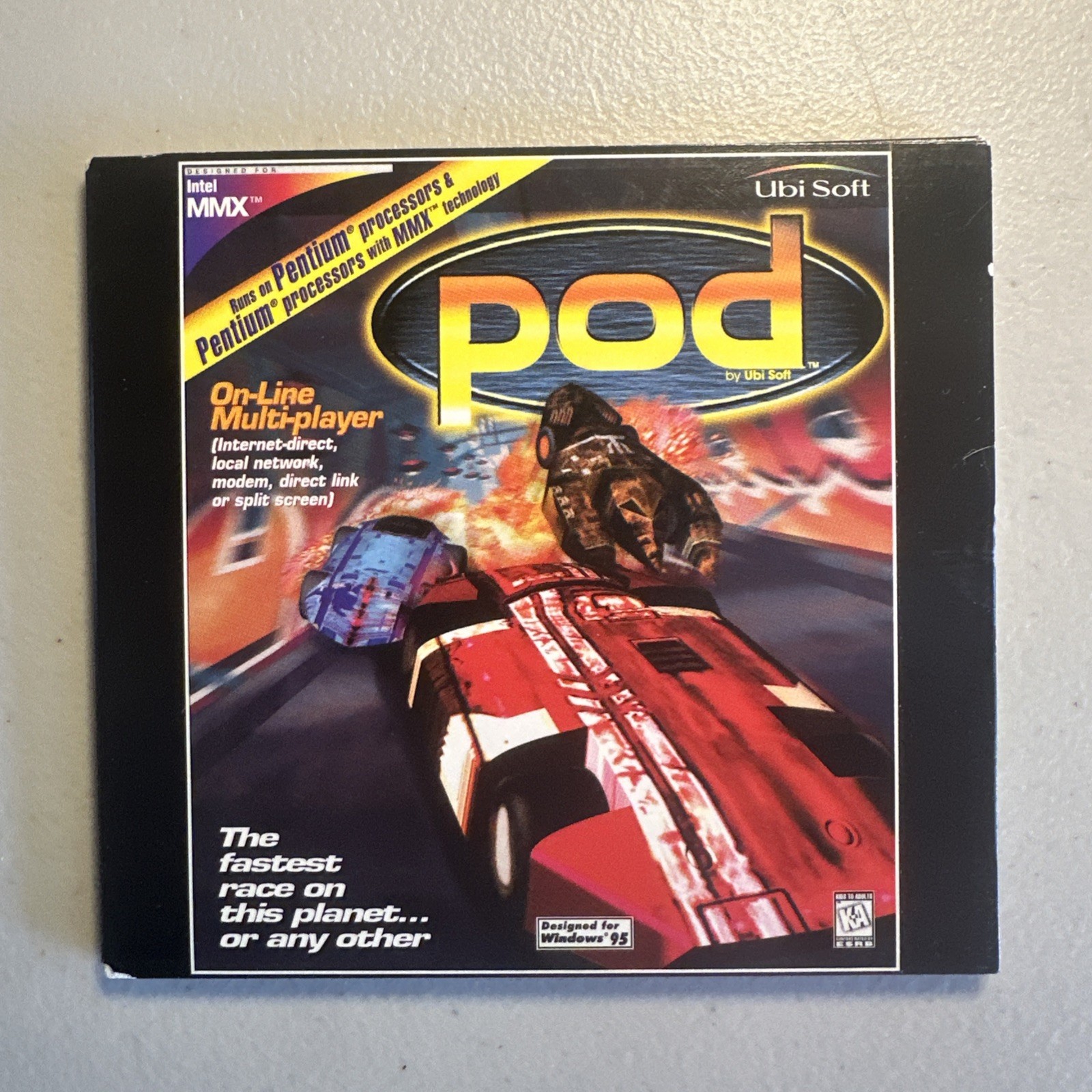 POD Planet of Death 1997 Ubisoft PC CD-ROM OEM Cardboard Sleeve Vintage