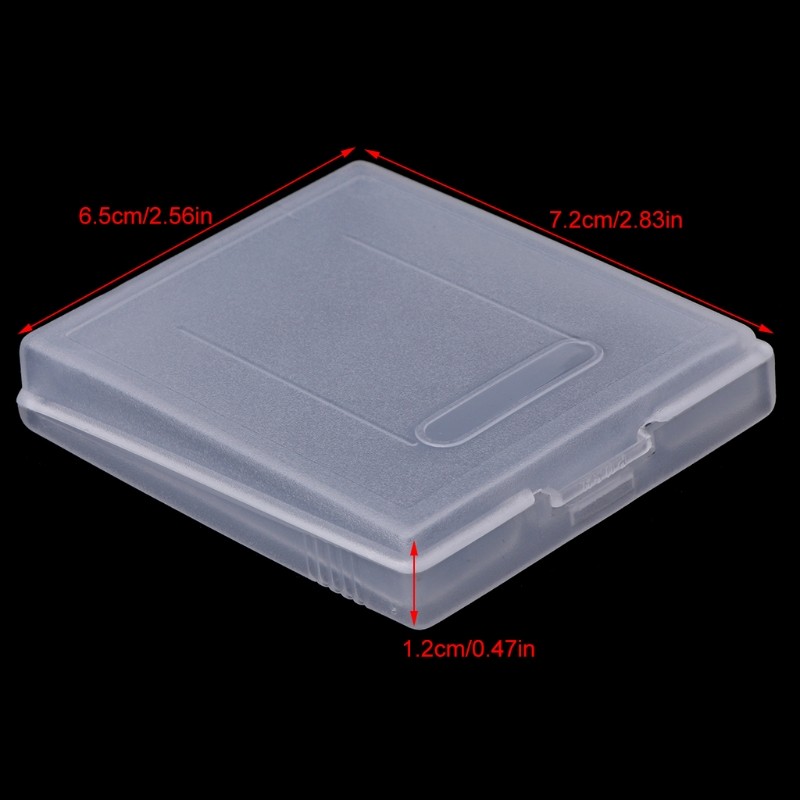 5x Clear Game Cartridge for Case Dust Cover For Boy Color GBC