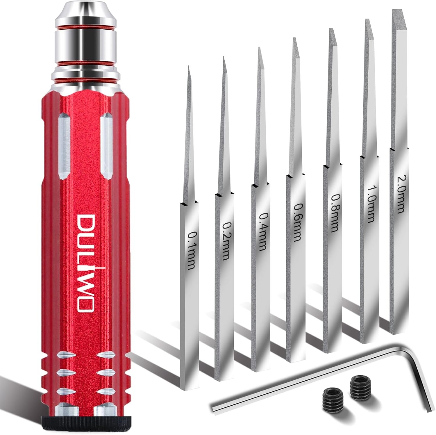 Model Carving Knife: Gundam Resin Engraving Tool Set with 7 Cutting Blades