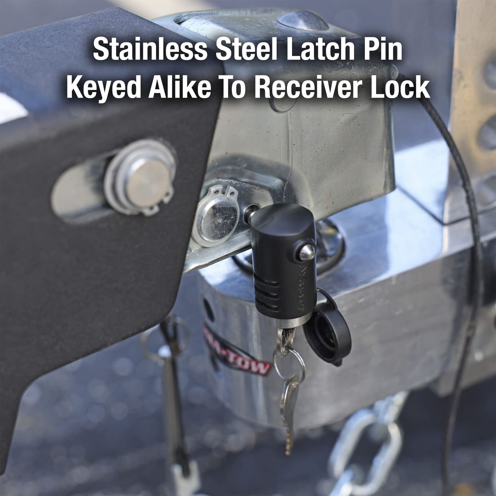 Master Lock 2848DAT Key Alike Set with Receiver and Coupler Latch Locks,...