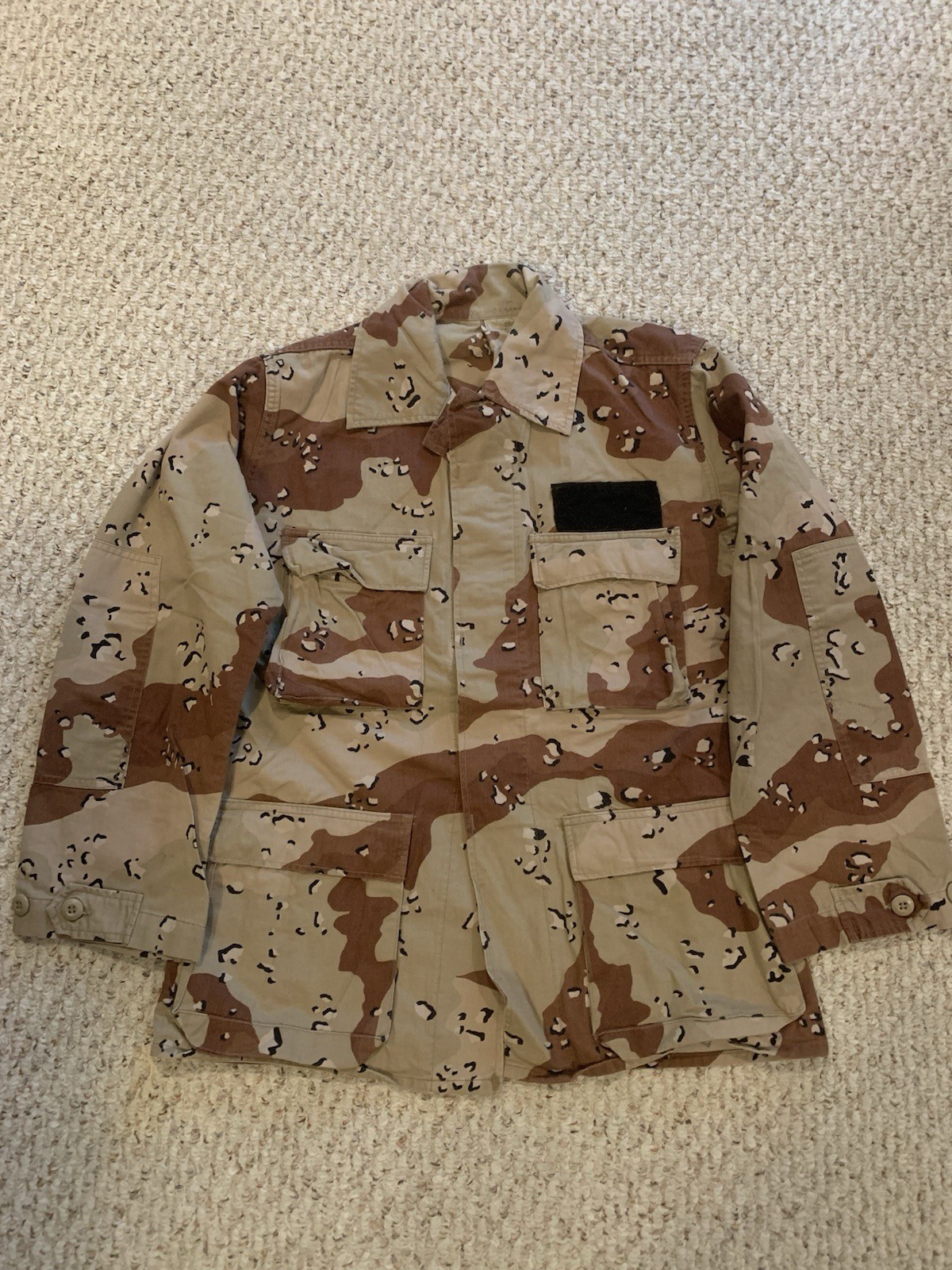 Six Color Desert DBDU Uniform Top Modified Numbered Early Version 1980’s