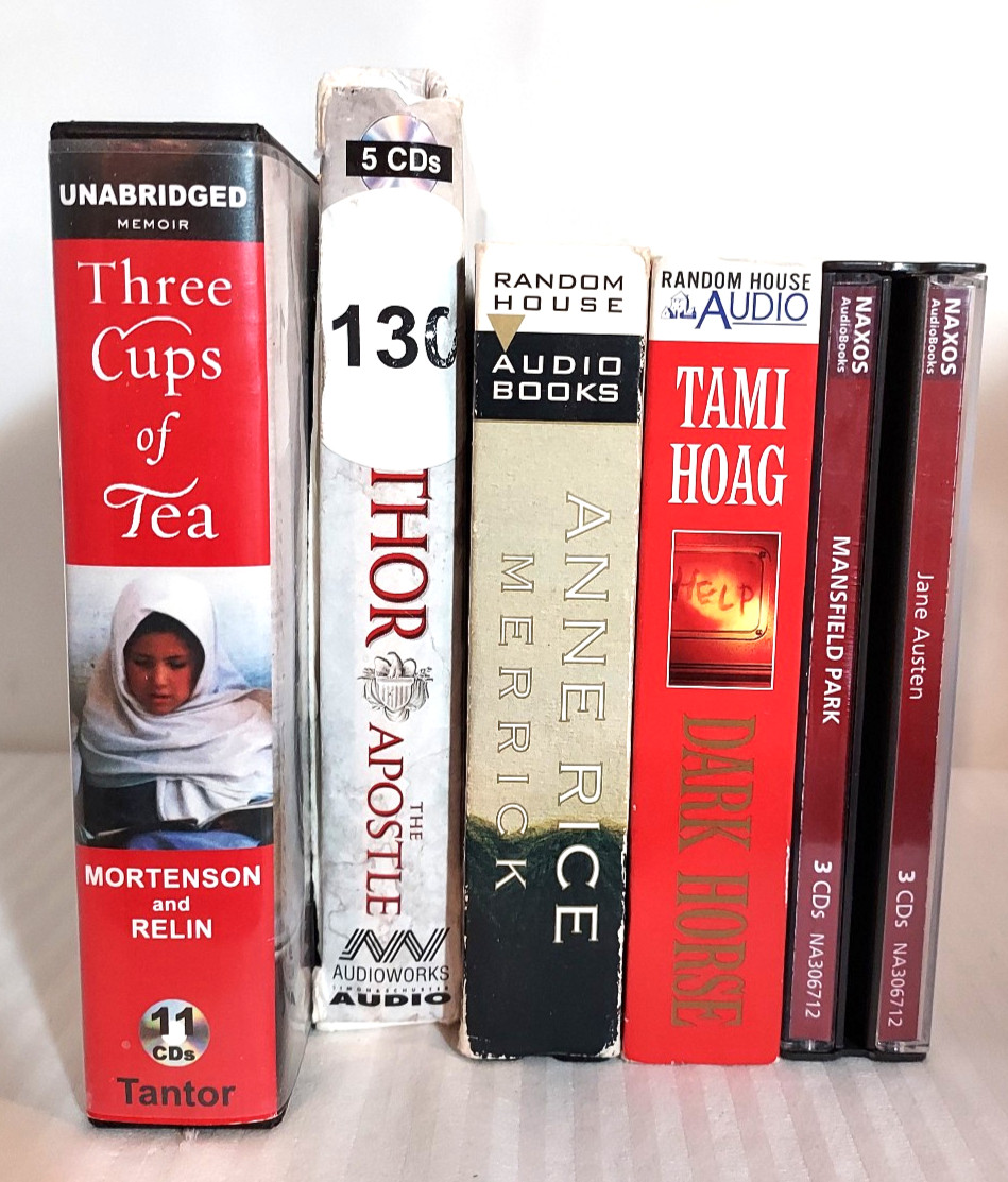 Pre-Owned Audio Books on CD Assorted Titles  - Choose Your Book