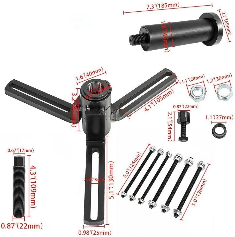 Dirt Bike Crankcase Splitter & Puller Tool - Black
