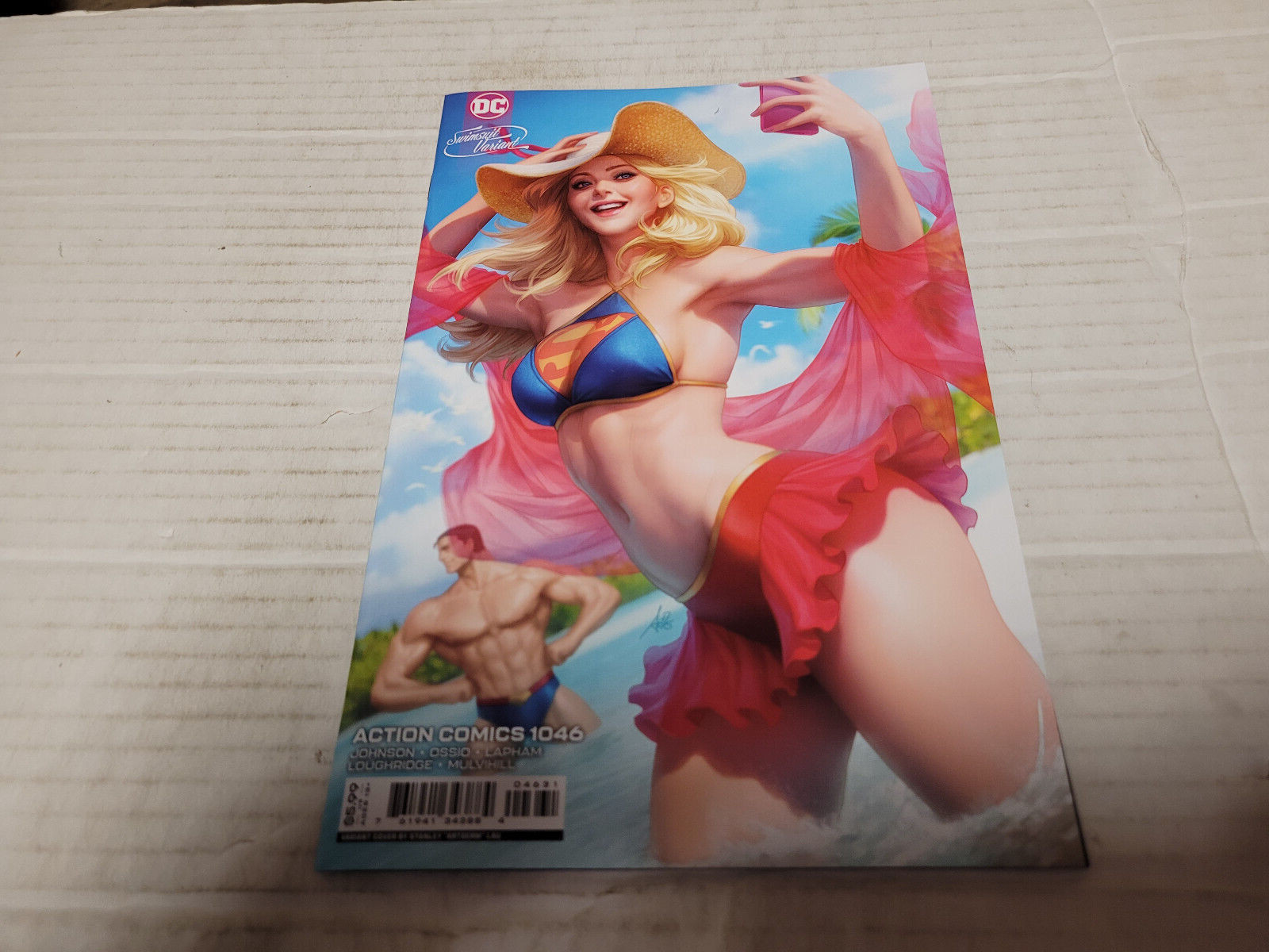 Action Comics # 1046 Cover 3 (2022, DC) 1st Print Card Stock Swimsuit Variant