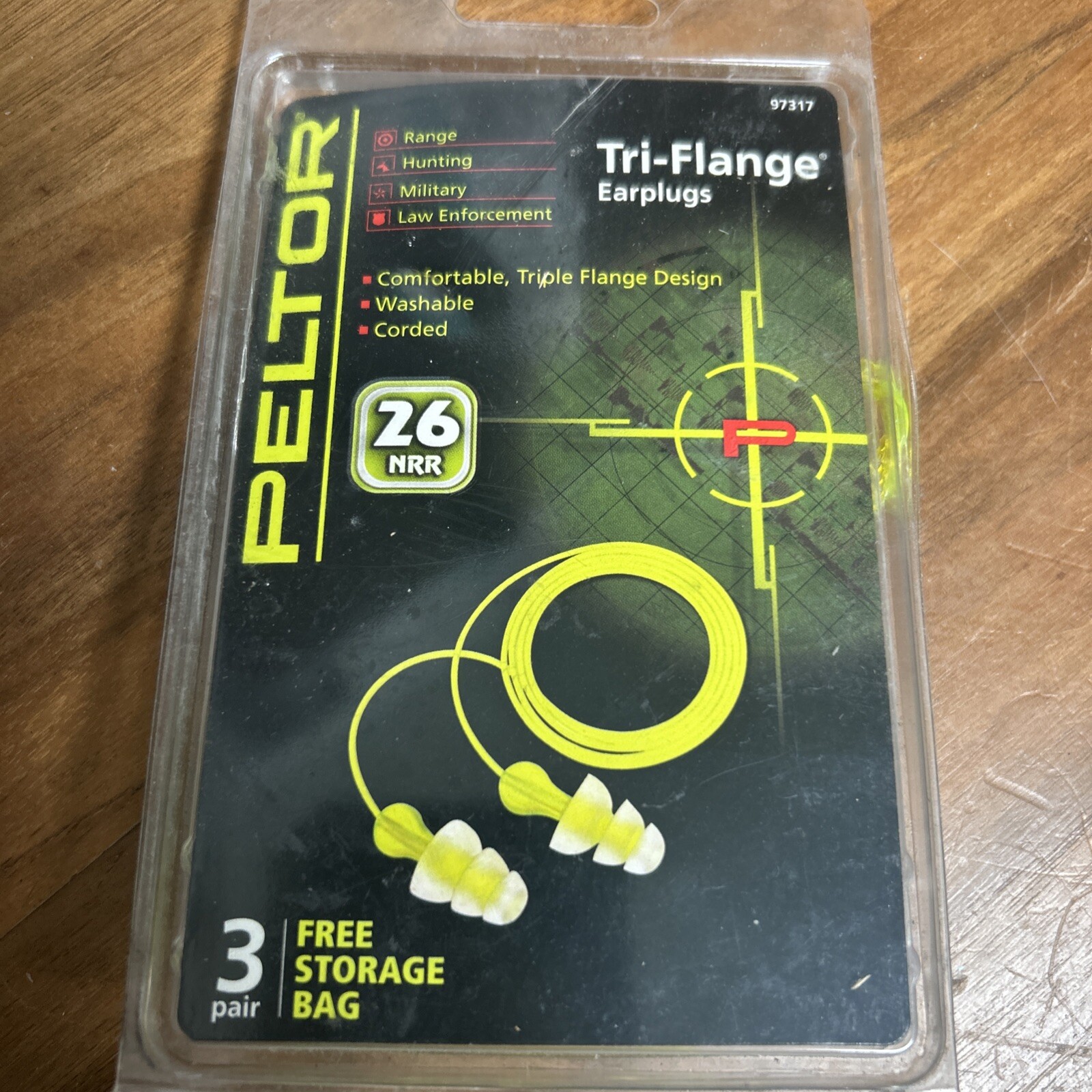 3M Sports Peltor Blasts Disposable Earplugs 33 db Yellow 3/Pk 10/Case 97080