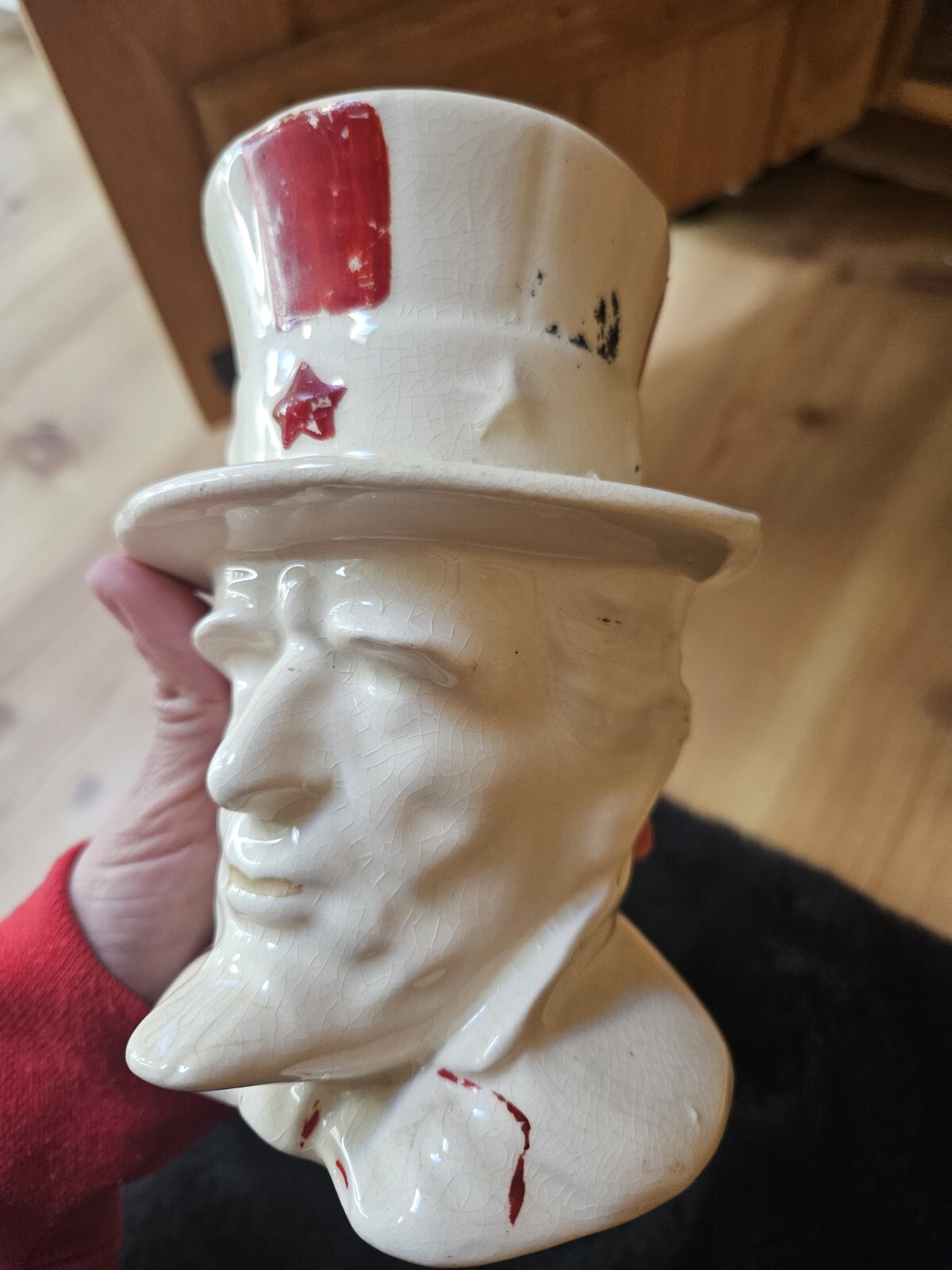 Abe Lincoln Antique Planter