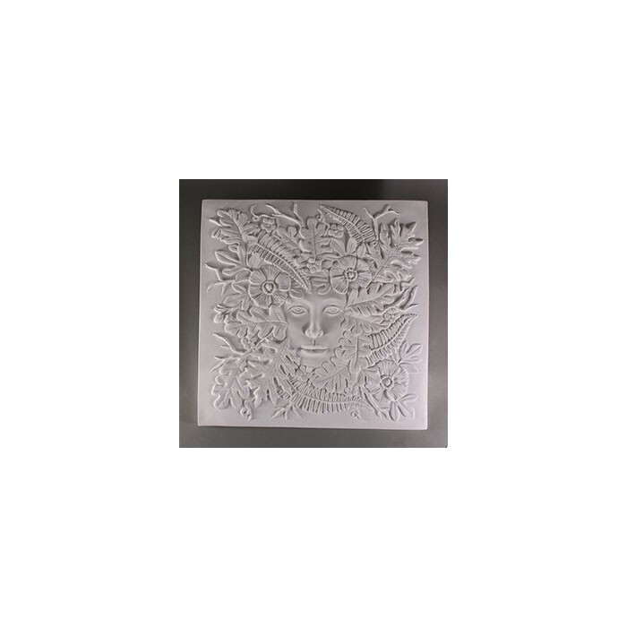 Lady in the Woods Texture Glass Fusing Kiln Mold
