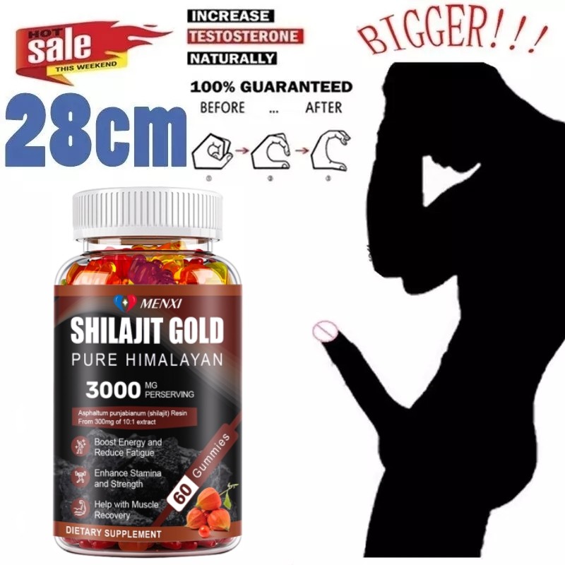 Himalayan Shilajit GOLD Gummies, Organic, Extremely Potent 3000 mg, Fulvic Acid