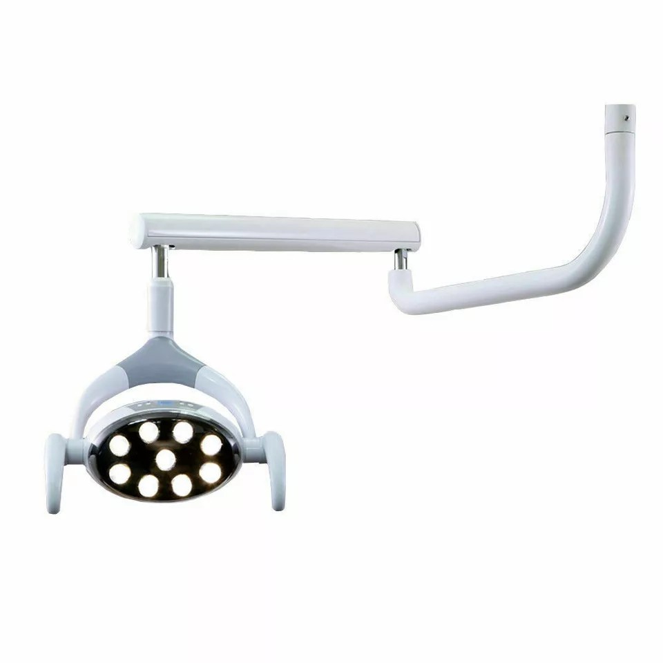 9 LEDS Dental Surgical Shadowless Oral Lamp 28W with Sensor Ceiling Mounted Type