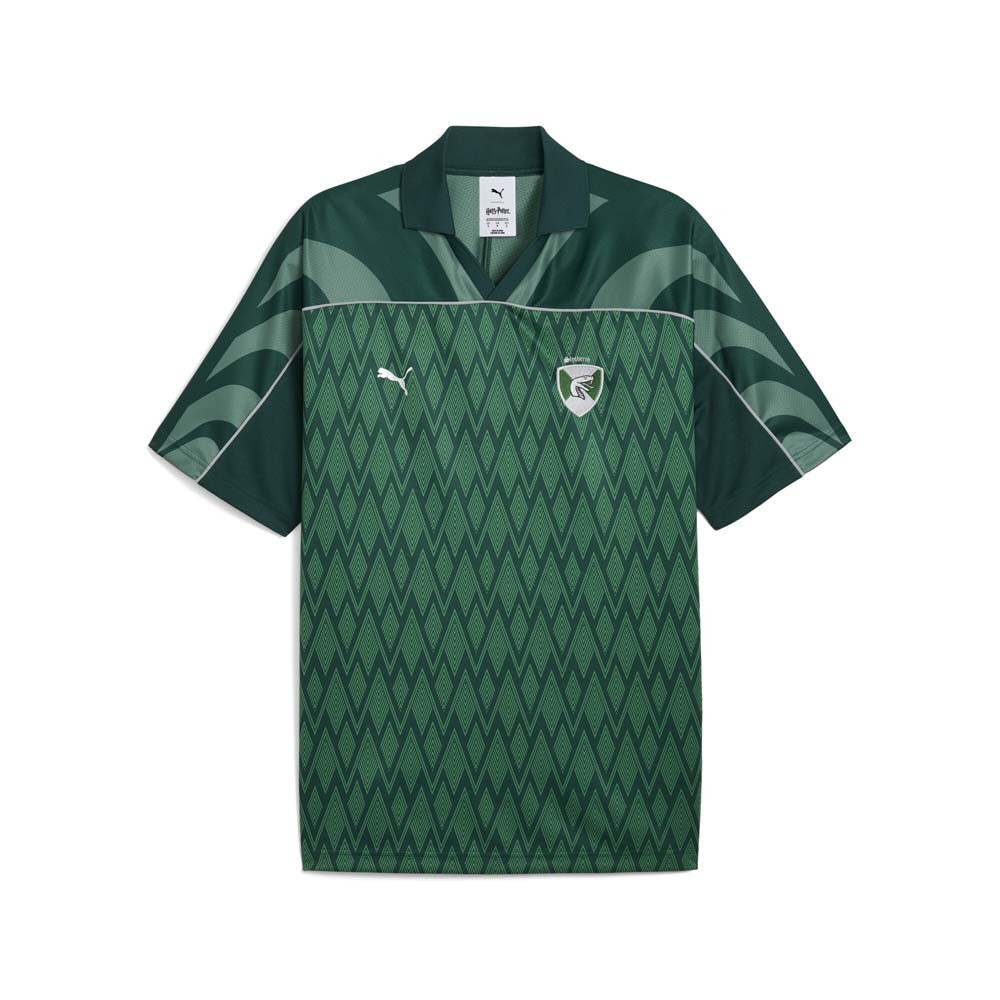 PUMA  X Harry Potter Relaxed Collared Football Replica Jersey Mens Green  630096