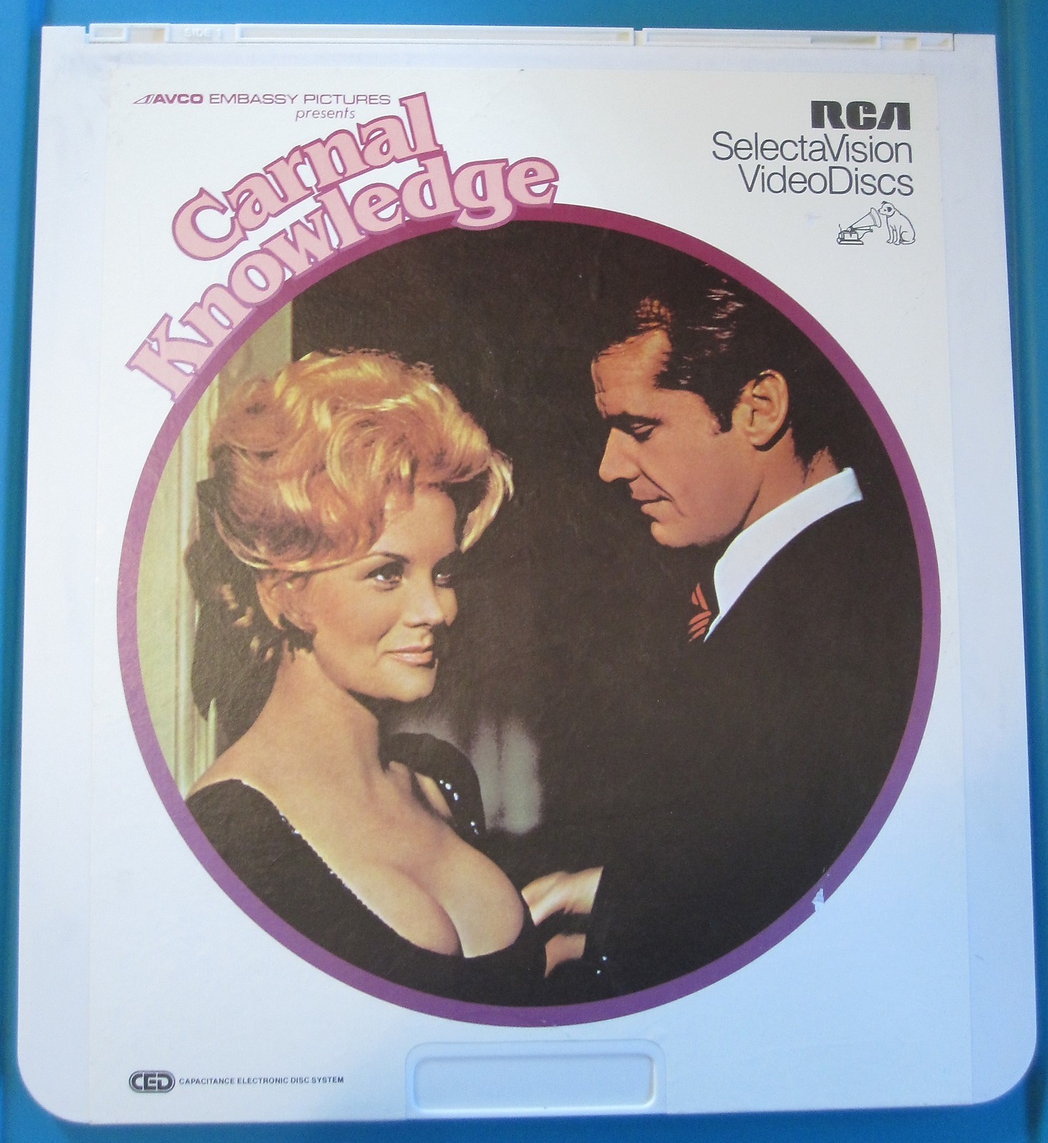 Vintage Videodisc RCA SelectaVision CARNAL KNOWLEDGE - CED