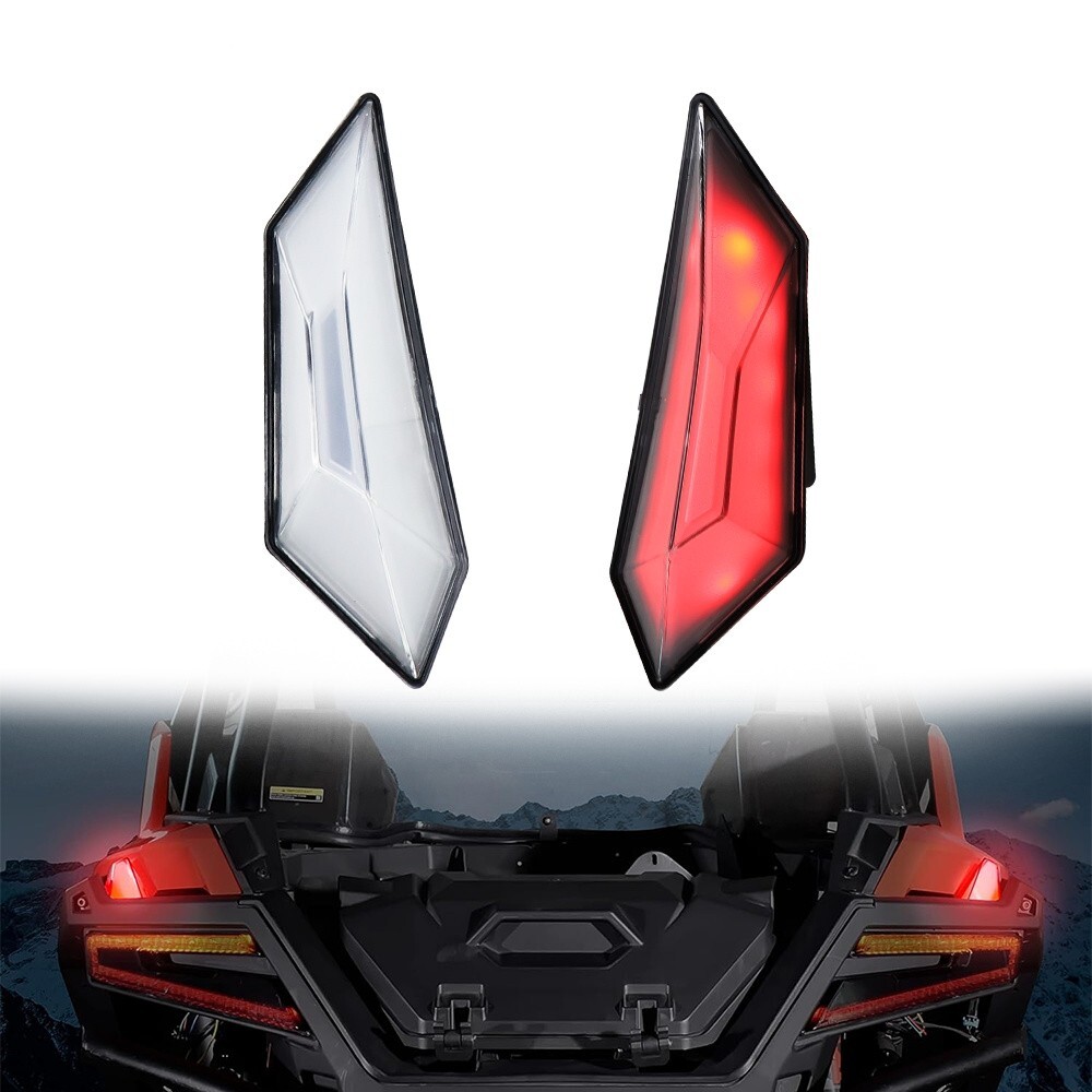 Clear LED Side Marker Lights Rear Lamp for Polaris RZR PRO XP/ 4 2020 2021-2024