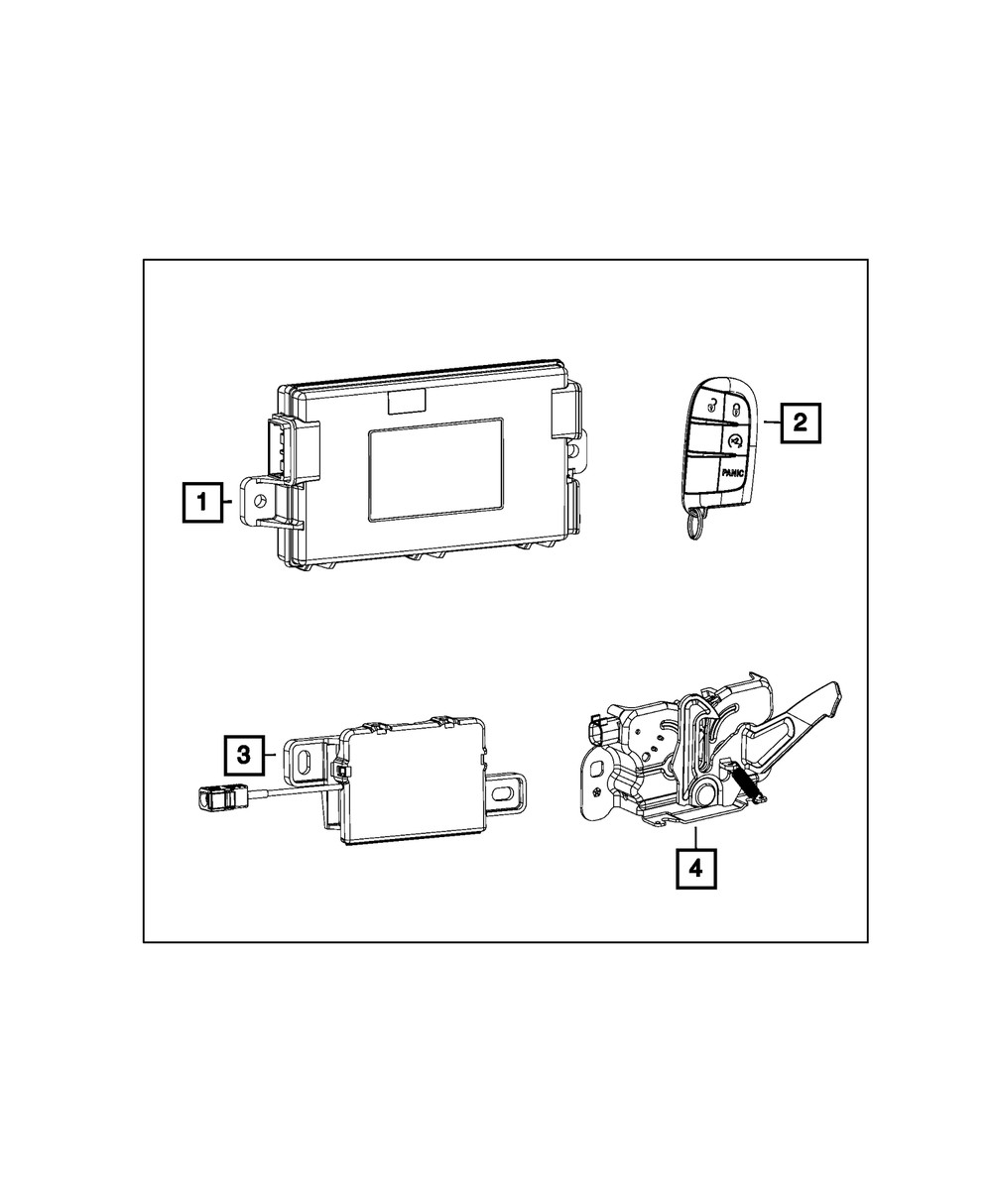 Genuine Mopar Hub Receiver 68234229AD