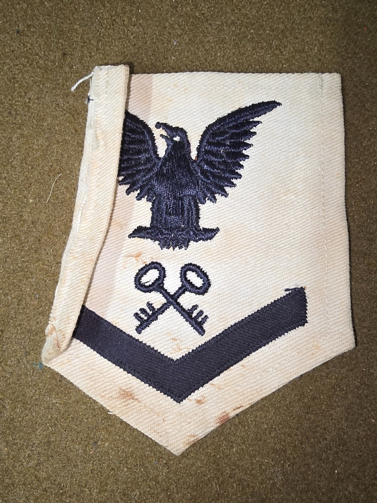 WWII US Navy Store Keeper 3rd Class Patch