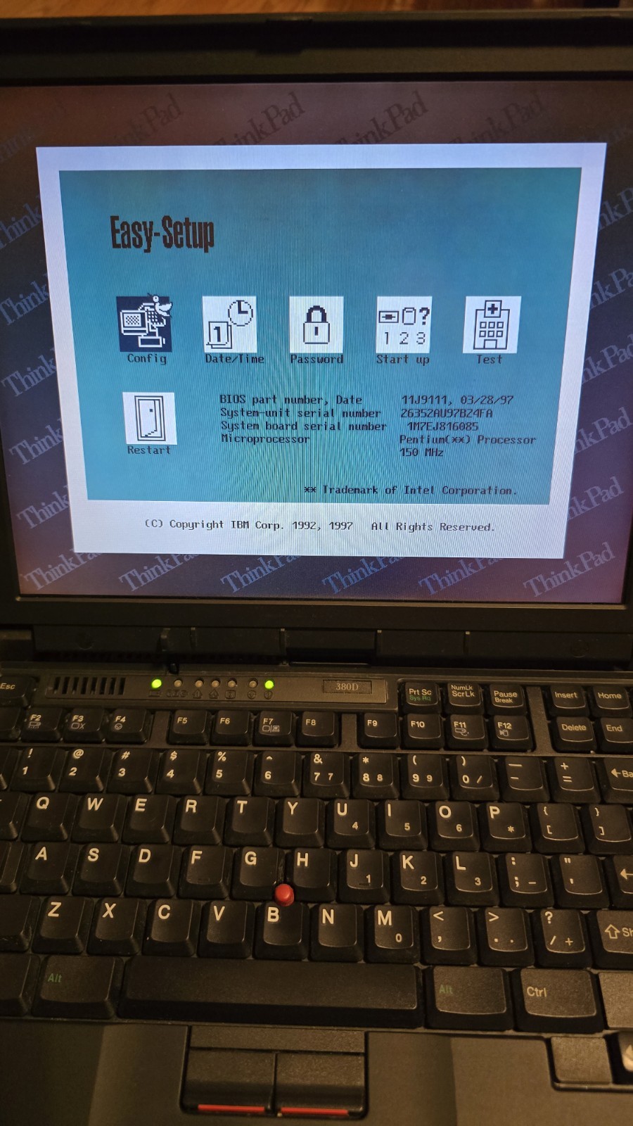 IBM ThinkPad 380D Working With Max 80MB RAM