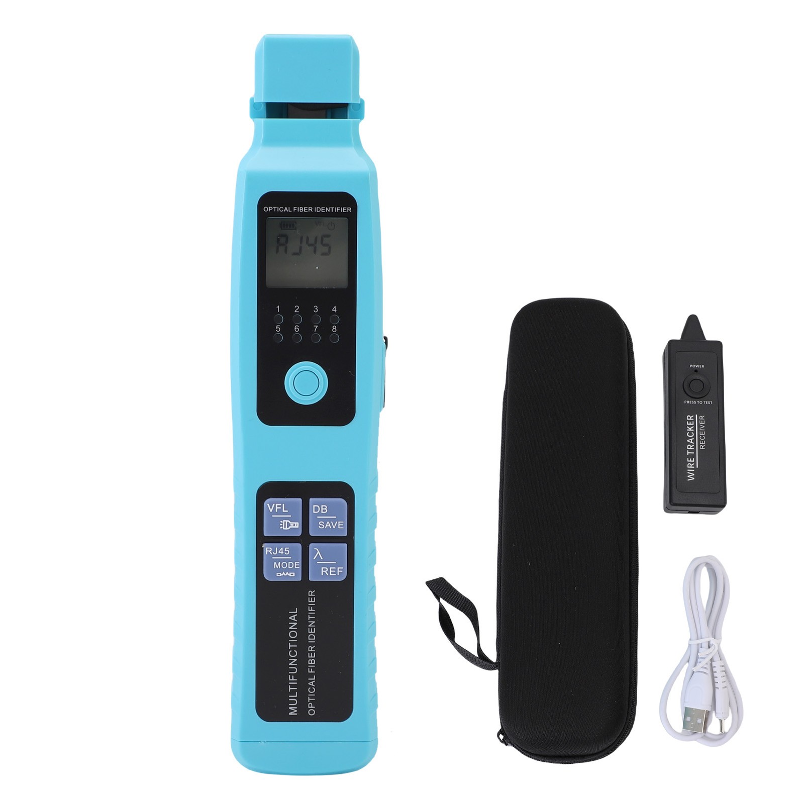 Optical Fiber Identifier FTTH Tool Cable Finder 10KM VFL Optical Power Meter