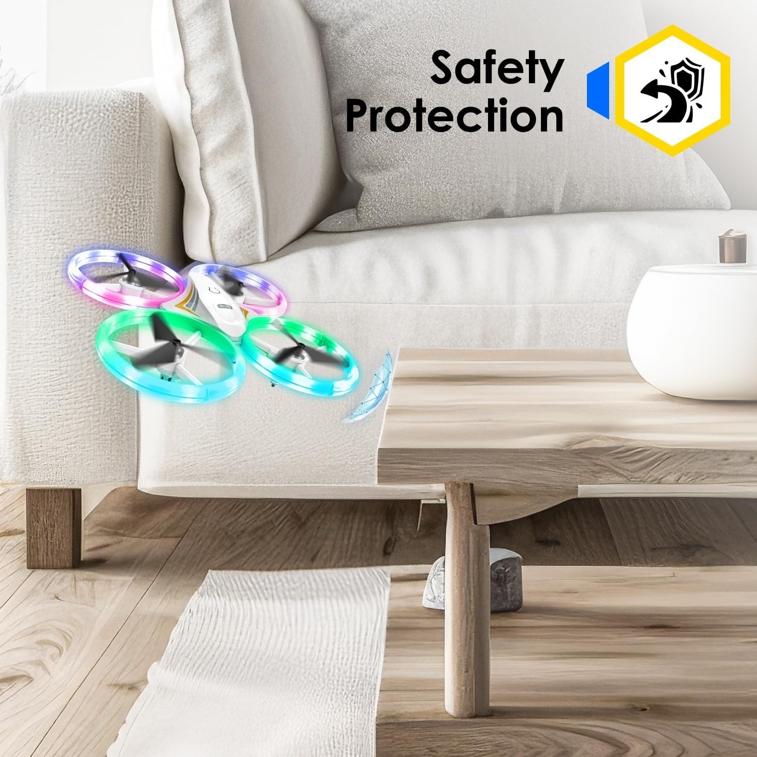 Drones for Kids, RC Drone with Cool Led Lights Mini Remote Control Beginner Dron